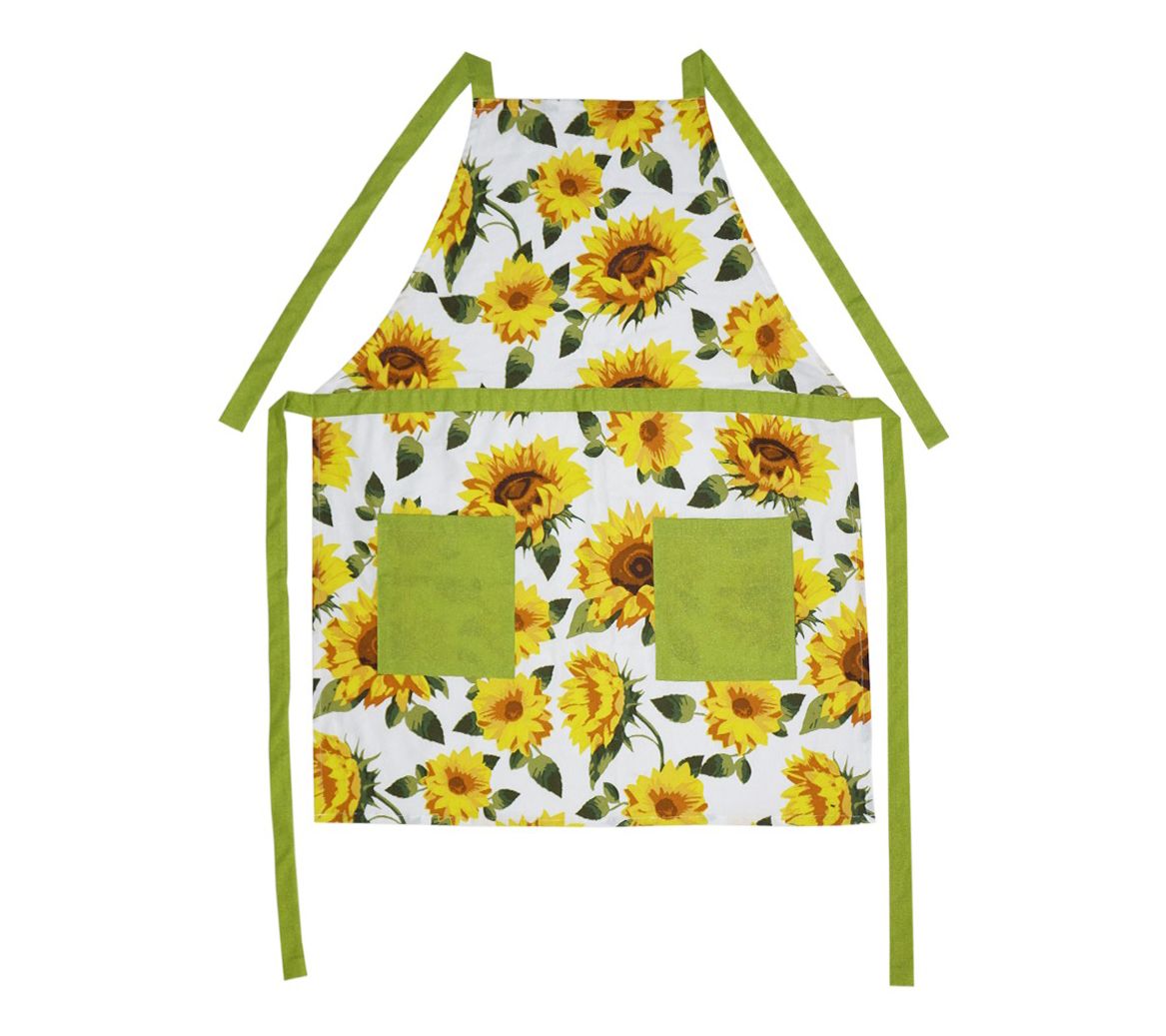 "As Is" Temp-tations Seasonal 35"x28" Printed Apron w/Pockets