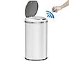 iTouchless Round 8-Gallon Deodorizer Sensor Trash Can - White, 1 of 2