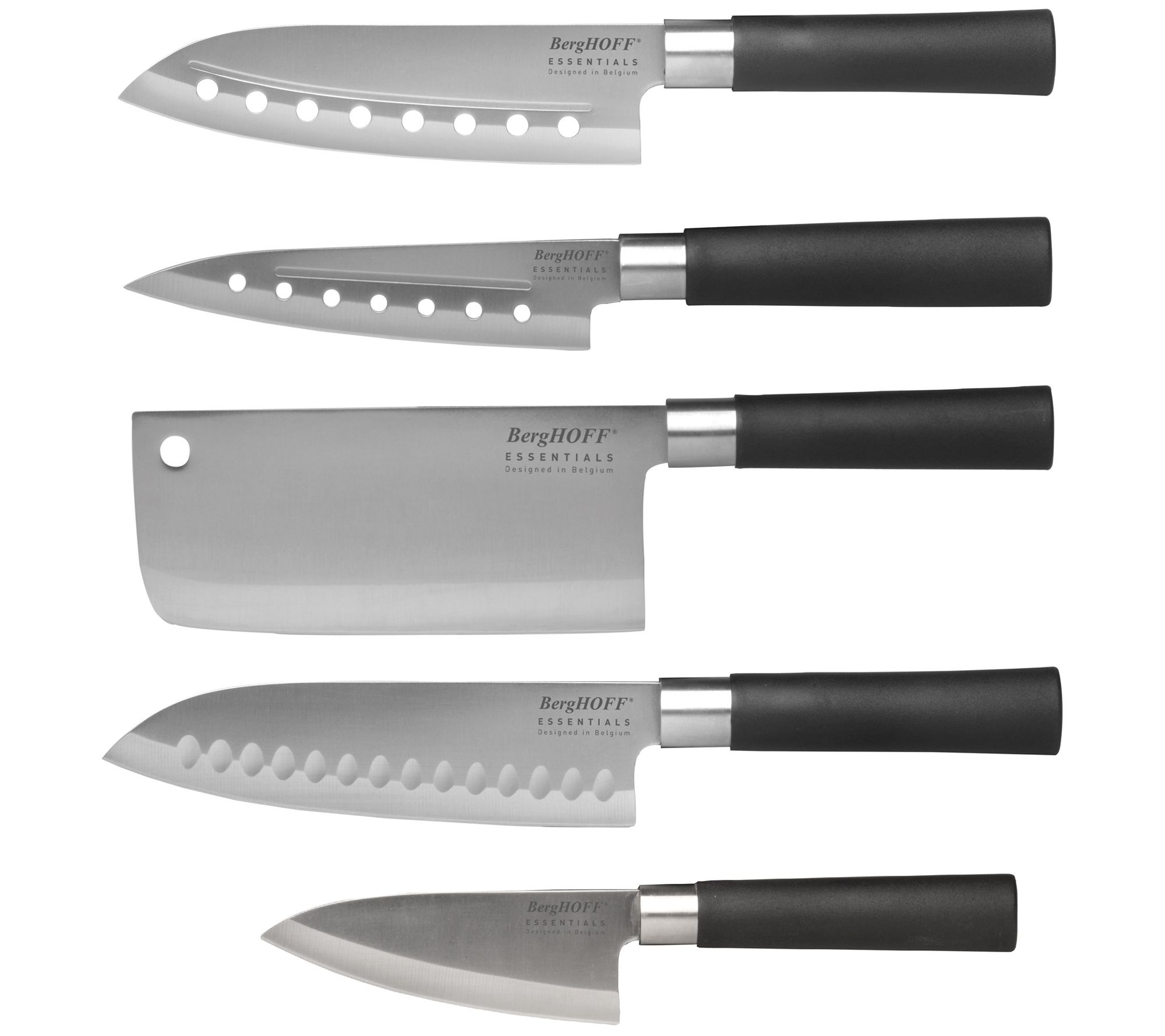 Berghoff Leo 4.5 Stainless Steel Steak Knives, Set Of 4, Gray