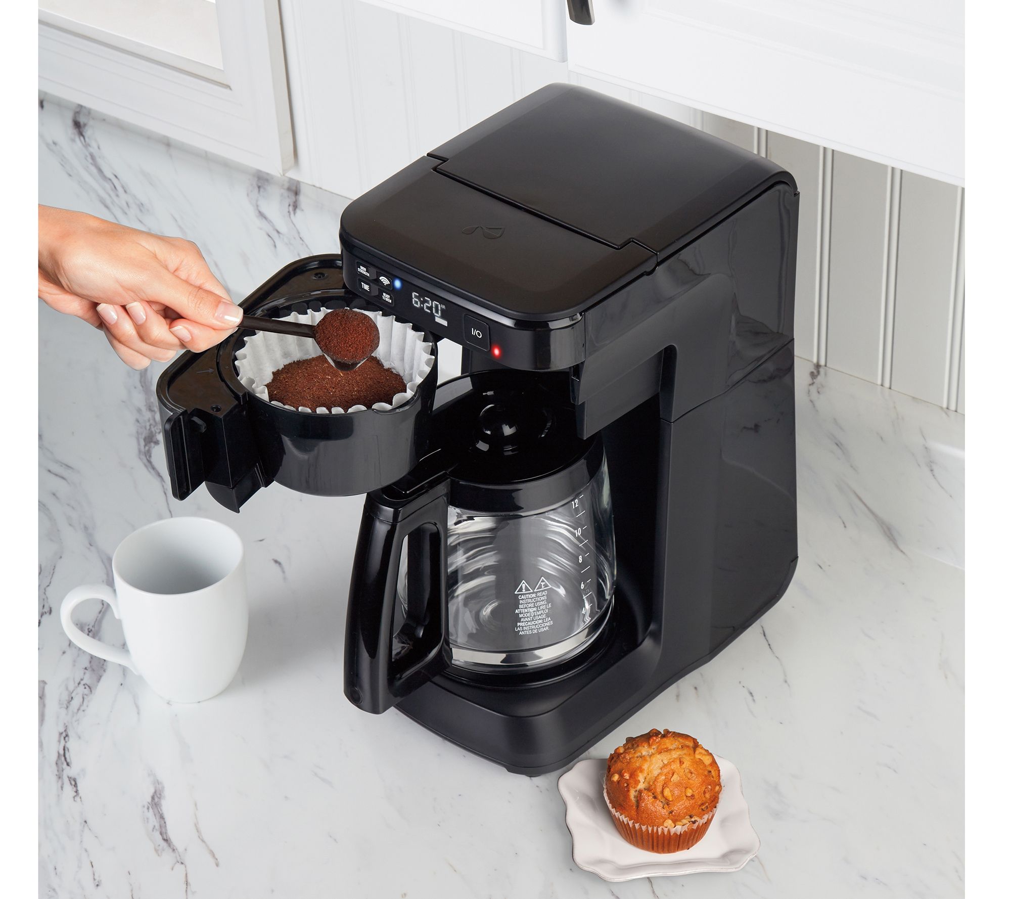 Hamilton Beach Smart 12 Cup Coffee Maker - Works with Alexa