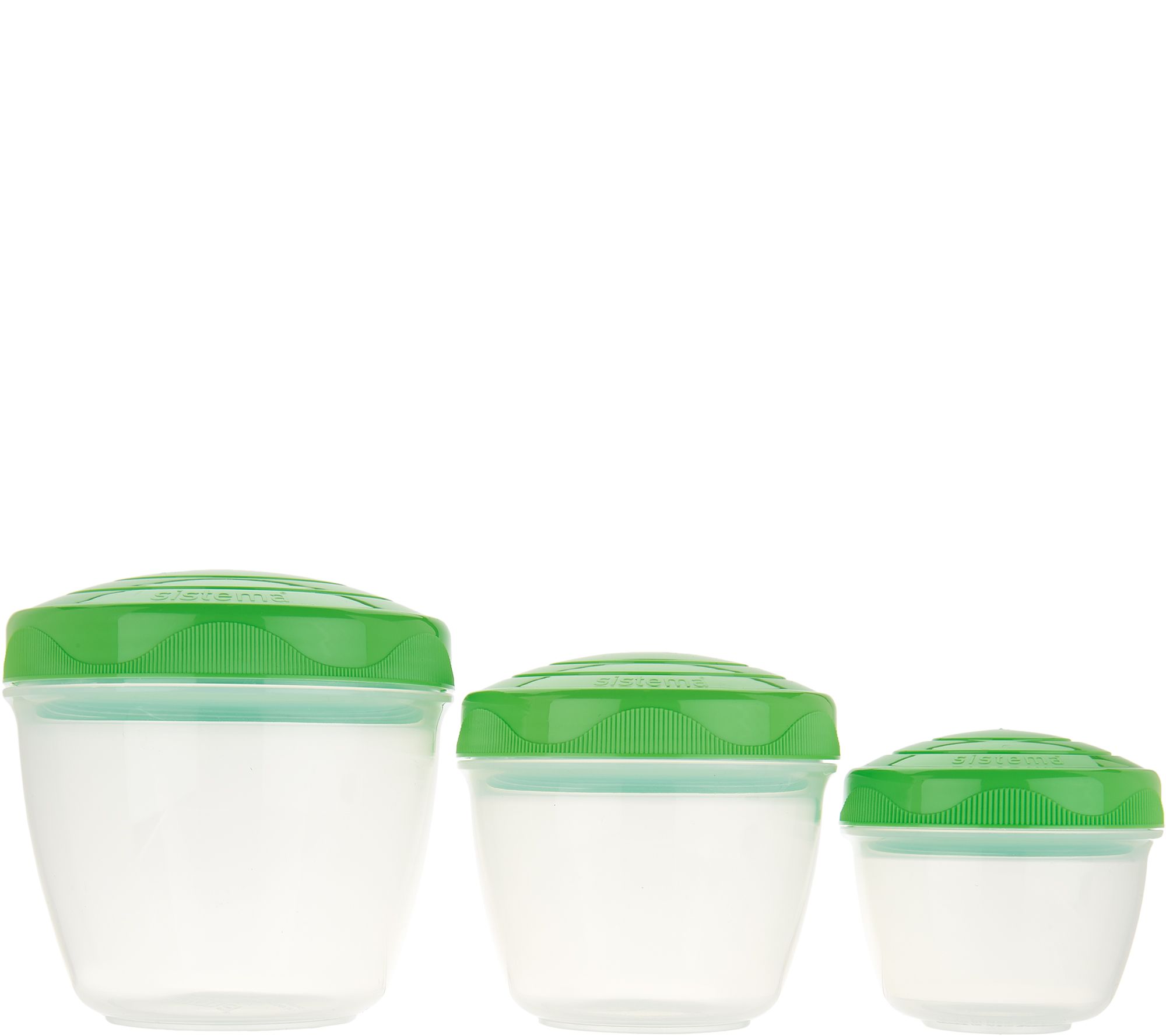 Sistema Nest It Food Storage Containers - 3 ct pkg