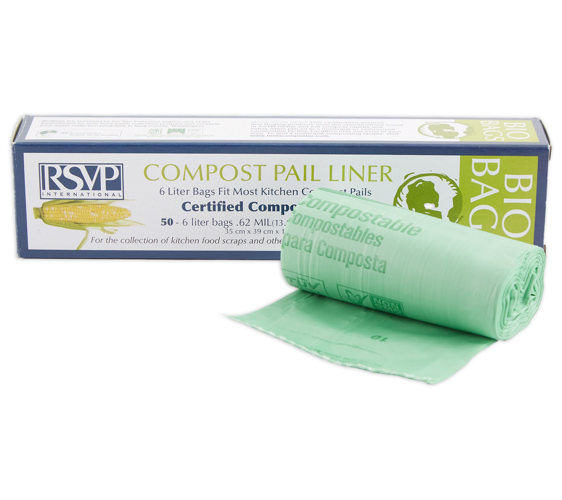 RSVP 50 Count 6-Liter BioBag