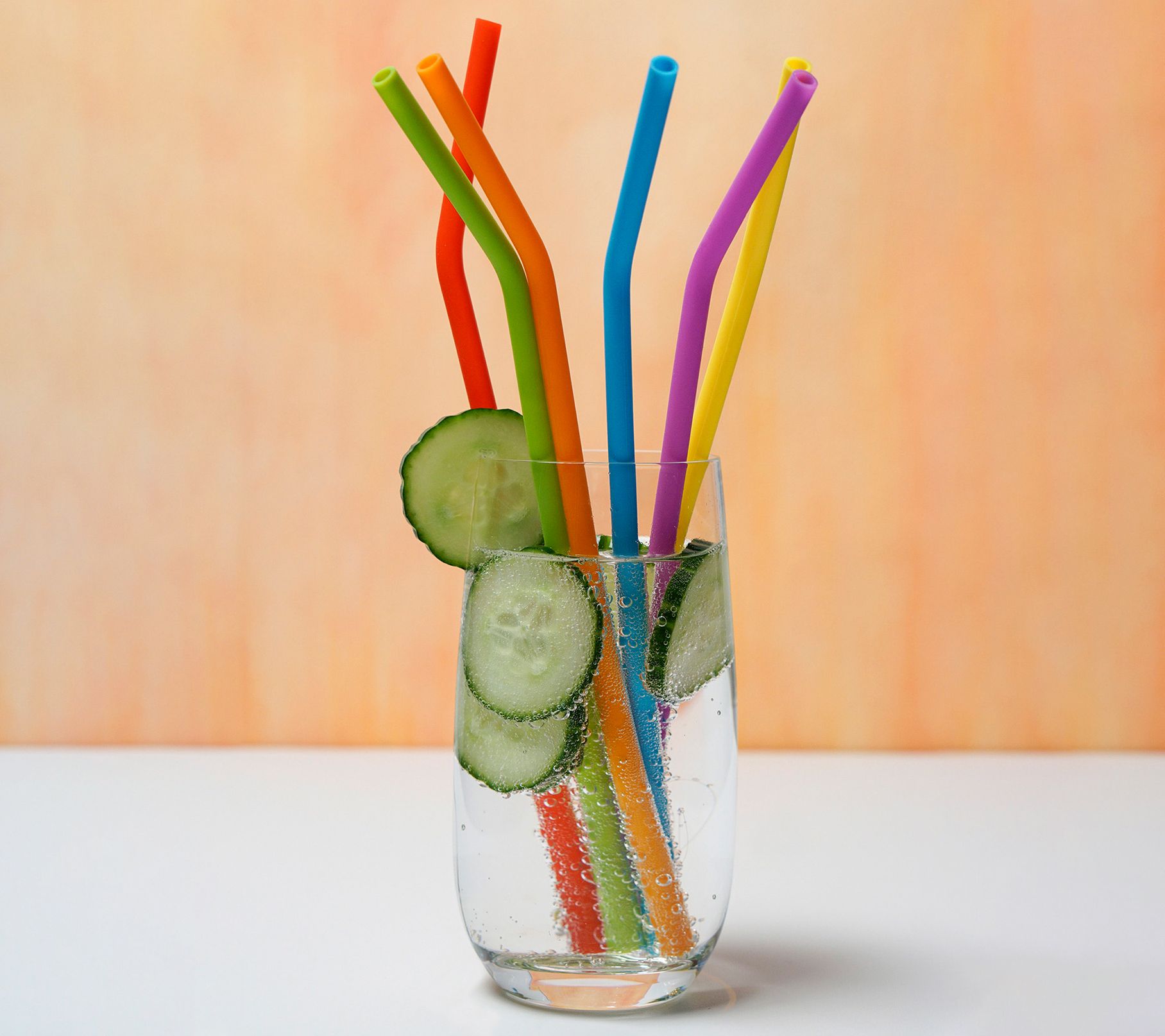 Reusable Silicone Straws, Flexible Drinking Bendy Straws for Smoothies,Long  Flexible Silicone Drinking Straws with Cleaning Brushes,BPA-Free - No  Rubber Taste 