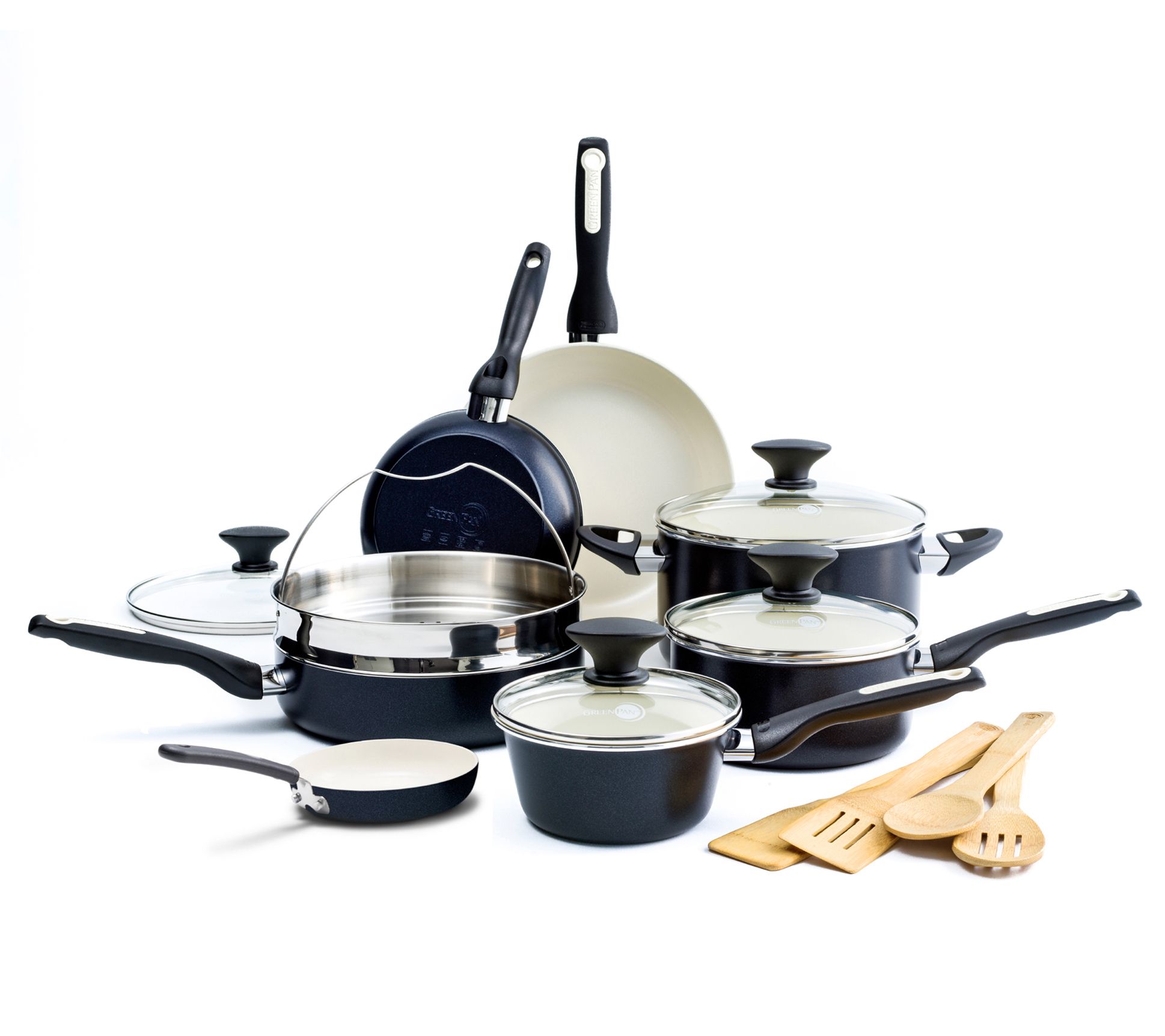 GreenPan Rio Ceramic Nonstick 16-Piece Cookware Set