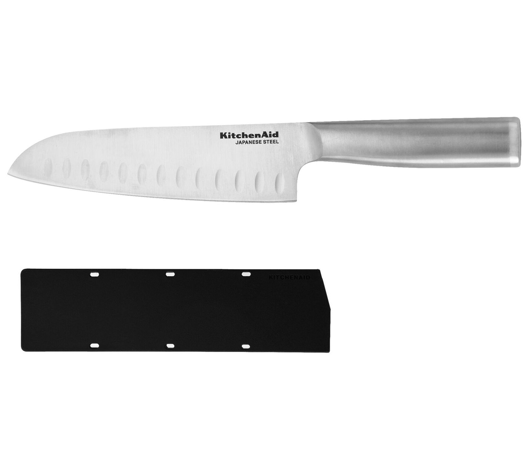KitchenAid Classic Japanese Steel 12Piece Knife Block Set White