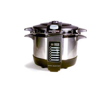 cooksessentials 4 qt. Non-Stick Electronic Pressure Cooker 