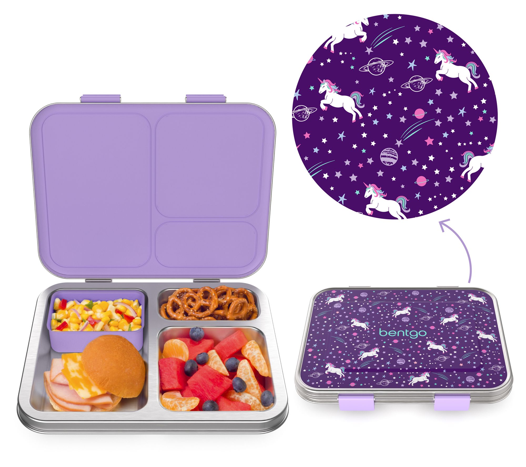 Bentgo Kids Prints Stainless Steel Lunch Box