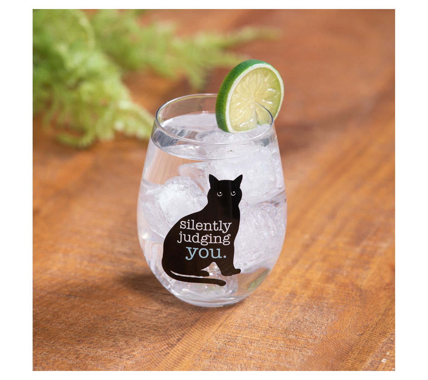 Evergreen 17oz Funny Animal Stemless Wine Glass