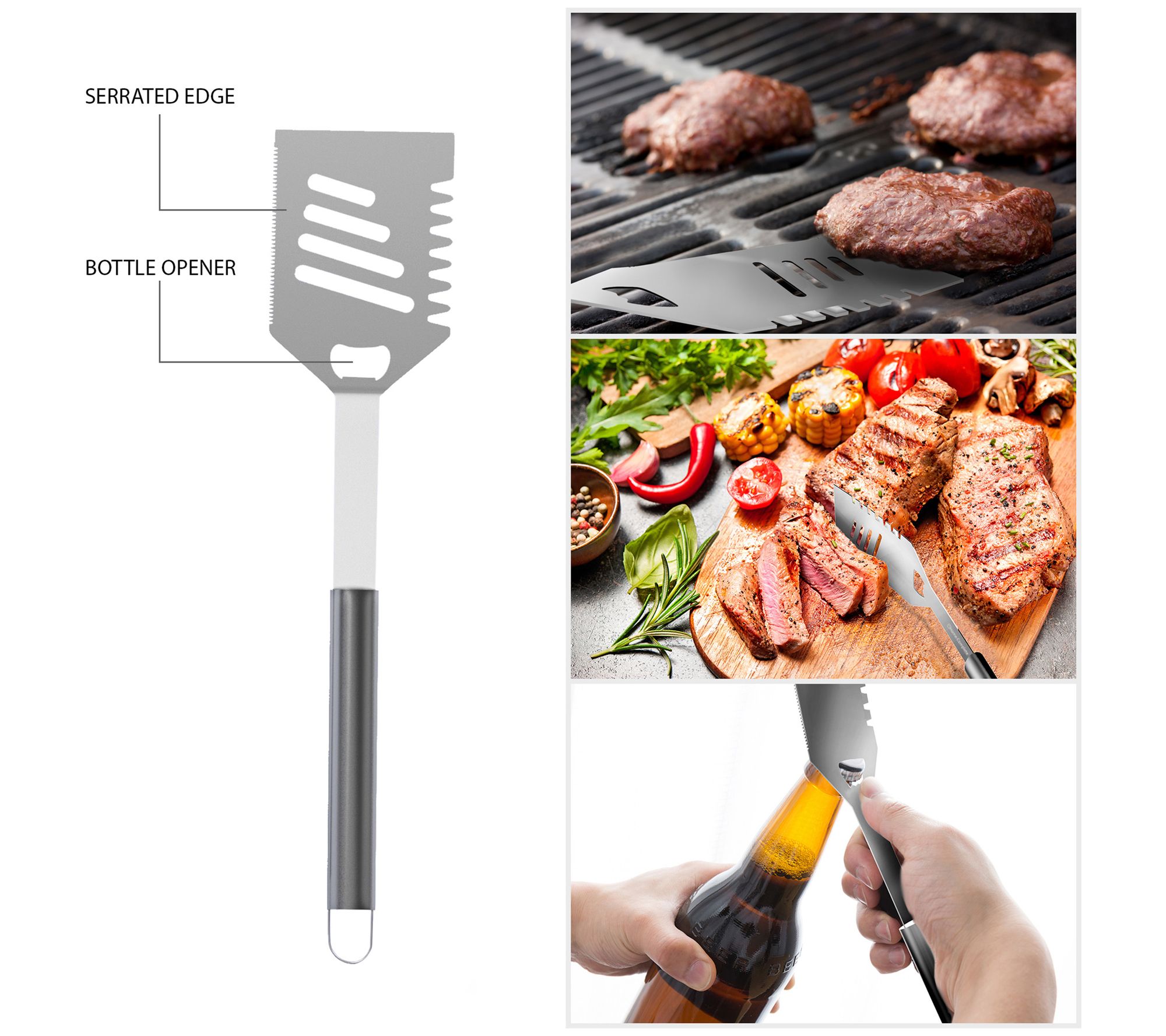 Whetstone 20pc Stainless Steel Nonstick Utensils BBQ Grill Set