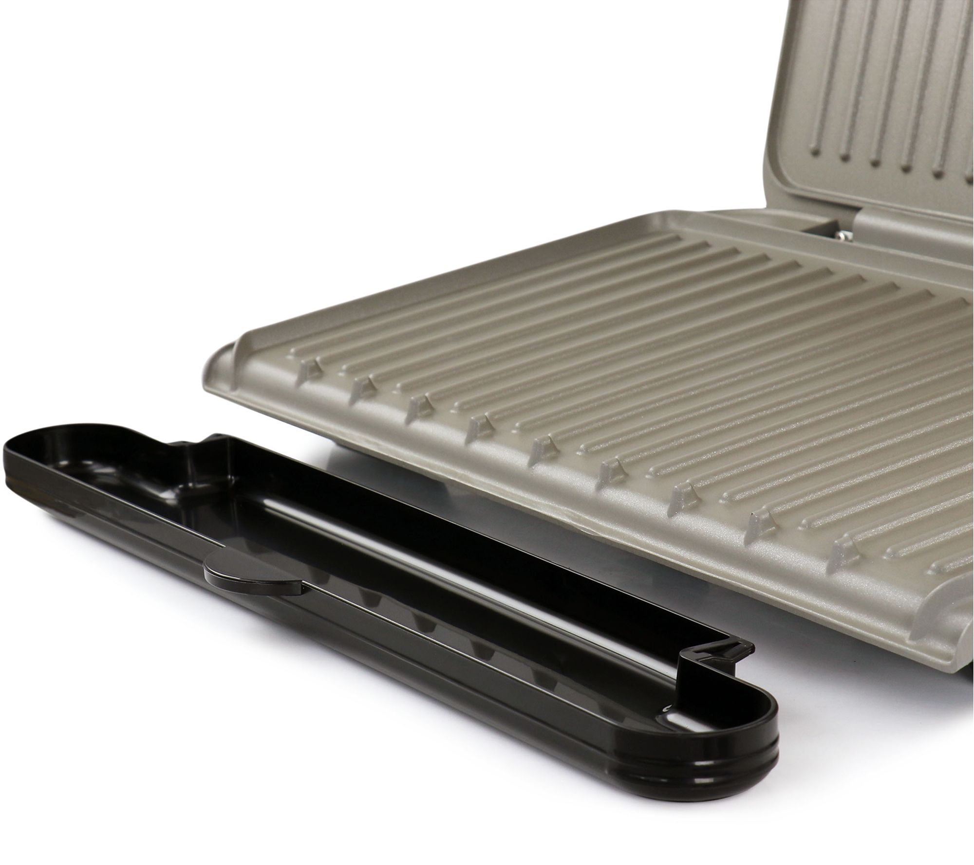 George Foreman 9-Serving Electric Indoor Grill W/ Panini Press on QVC 