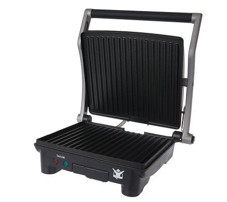 Chefman 6 in. Portable Black Compact Grill, Panini Press, Indoor