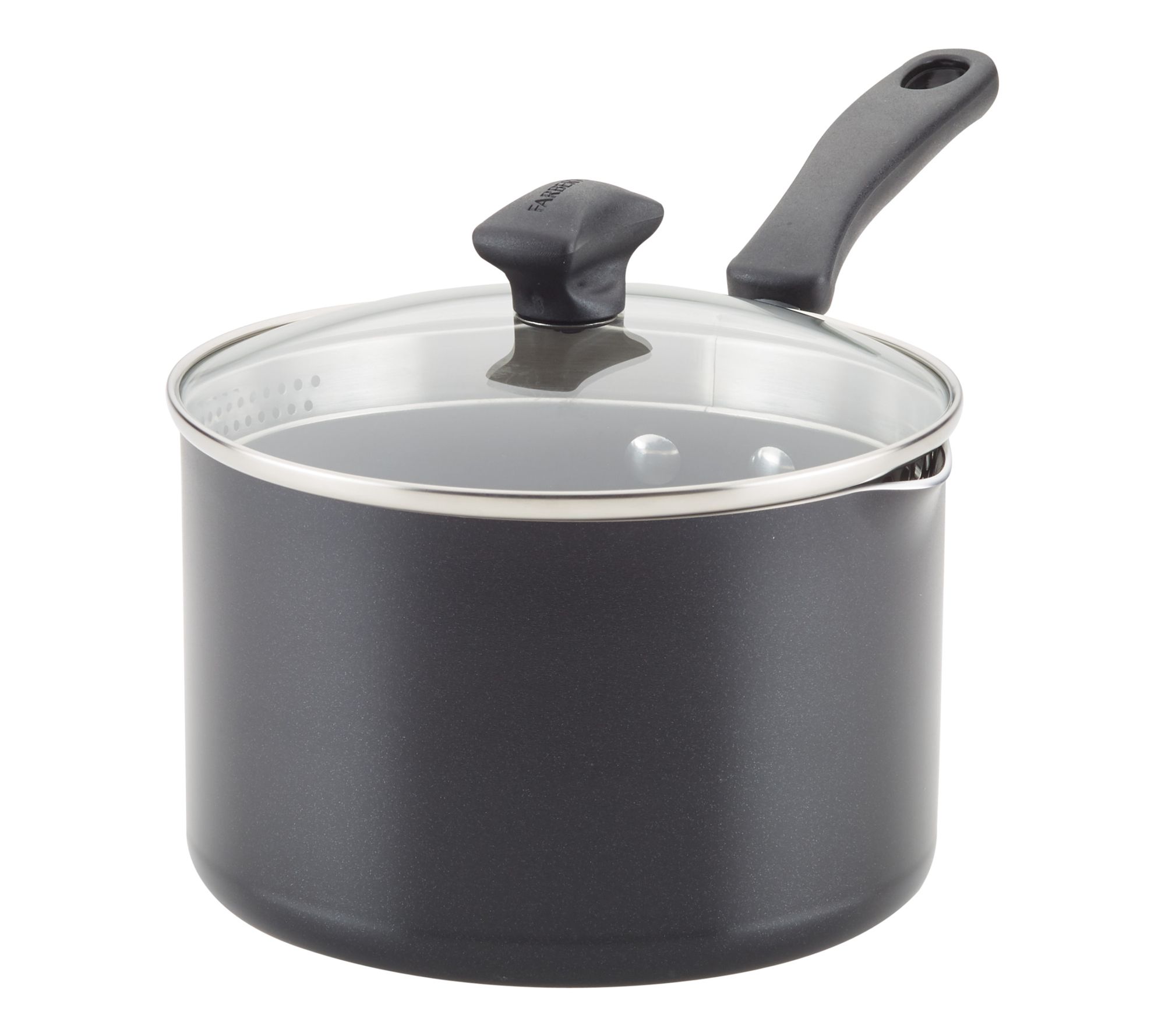 Farberware Cookstart DiamondMax Nonstick Straining Saucepan