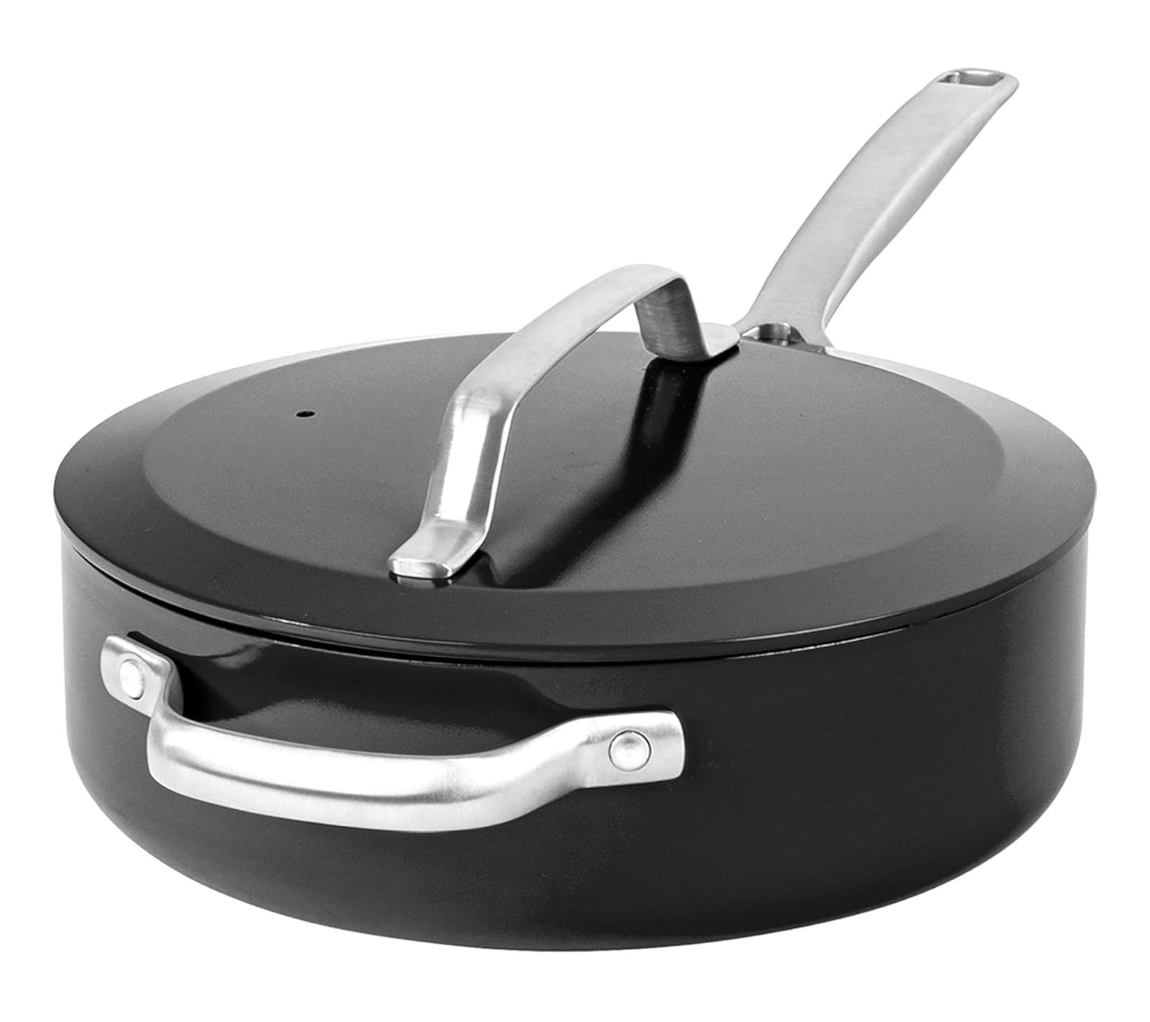 Gotham Steel Modern 4 Qt Ceramic Nonstick SautePan with Lid