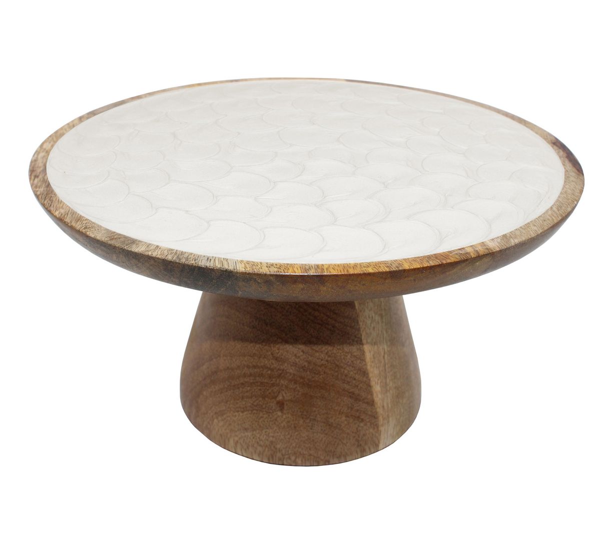 Godinger Capri White Cake Stand
