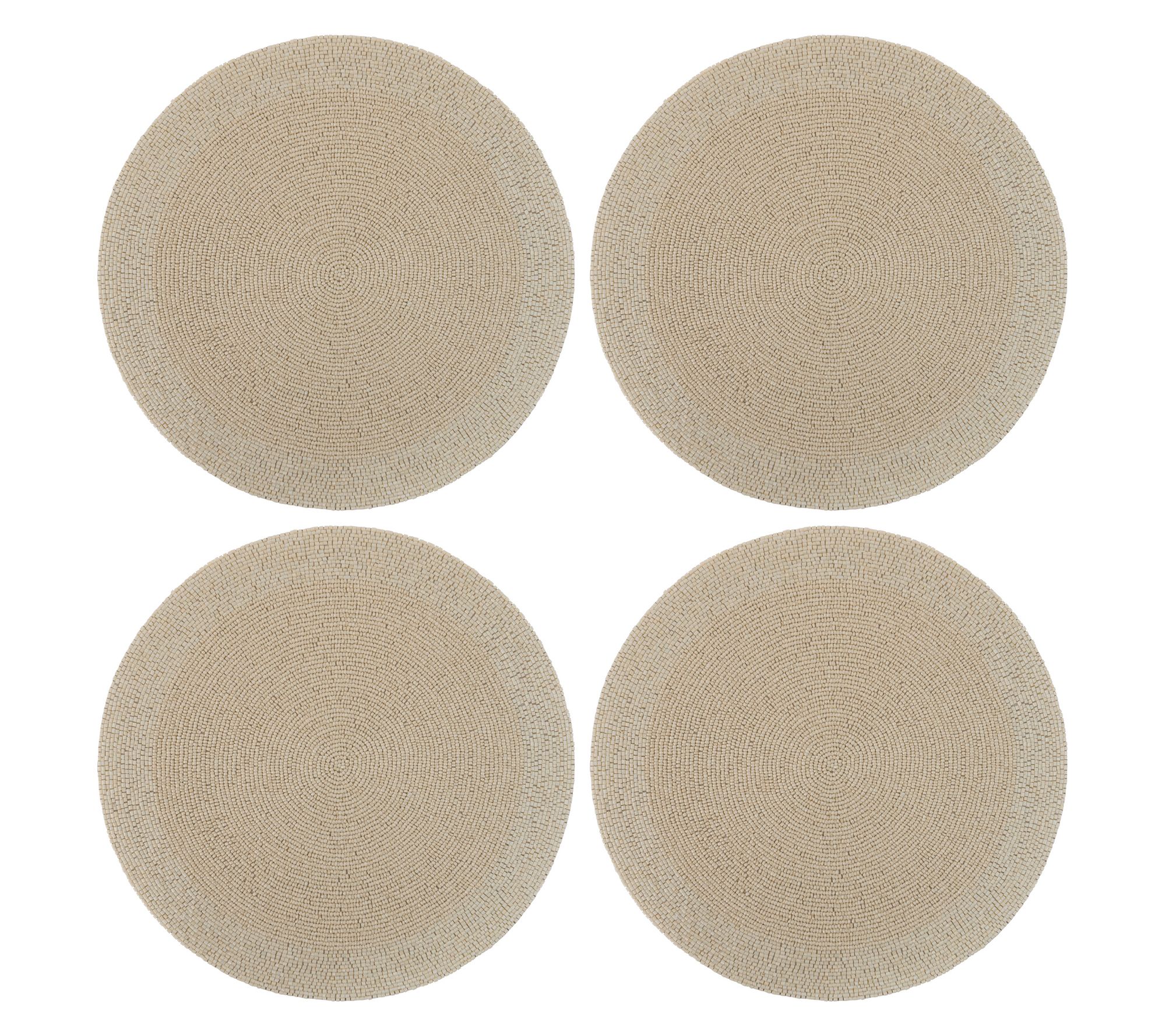 Karma Set of 4 Beaded Placemats