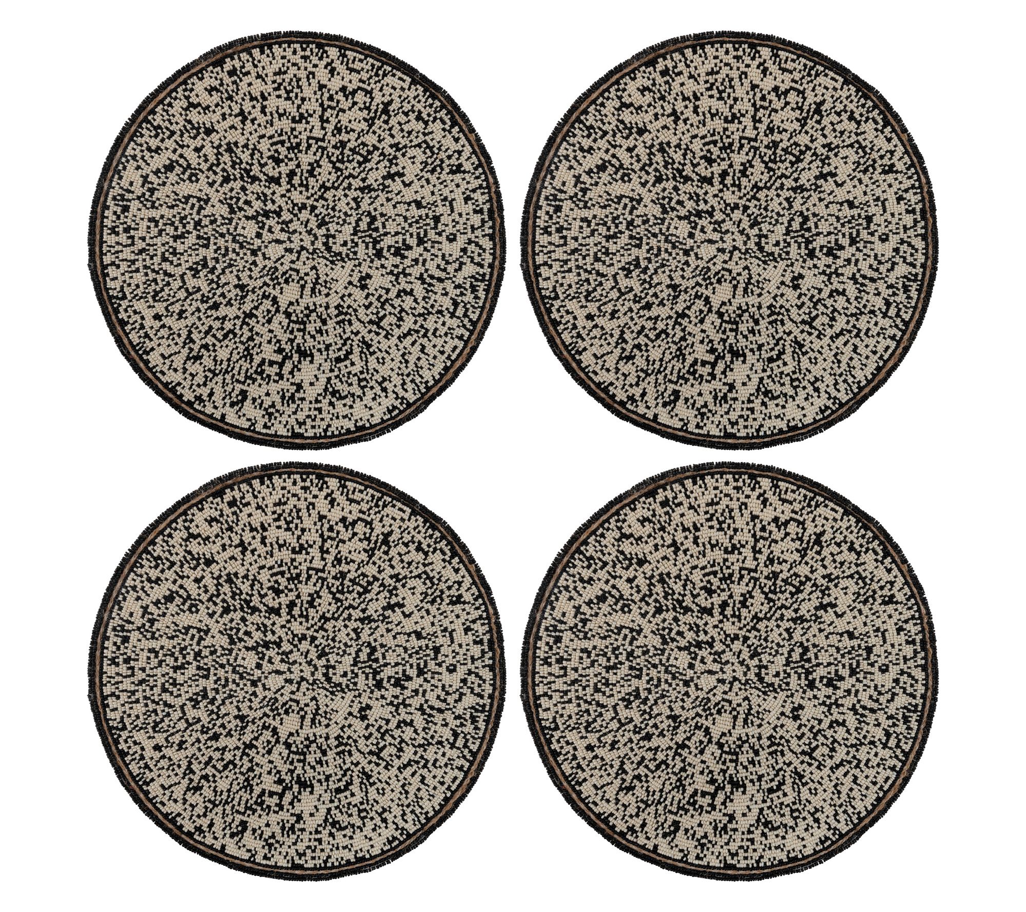 Karma Set of 4 Beaded Placemats