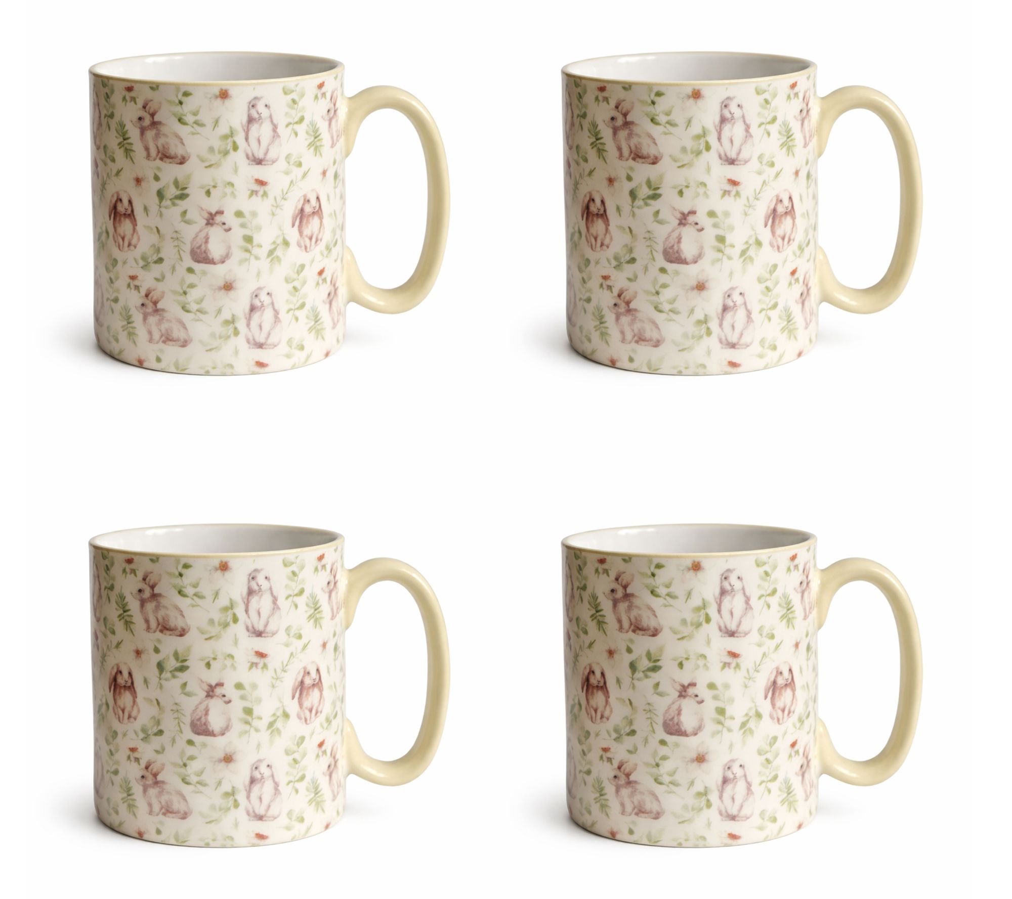 10 Strawberry Street Set of 4 Bella SpringtimeMug