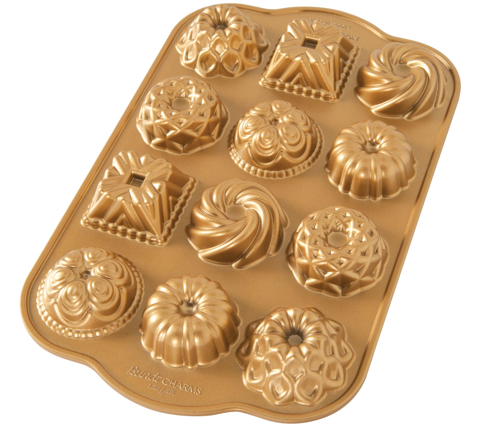 Nordic Ware - Square Bundt Cake Pan - gold version