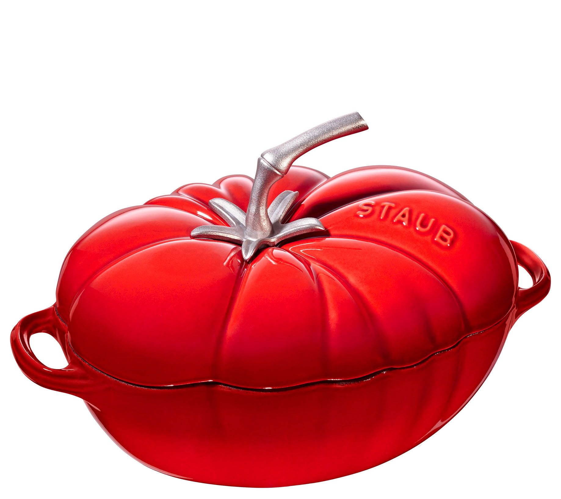 Martha Stewart Collection 2-Qt. Tomato Enameled Cast Iron Dutch