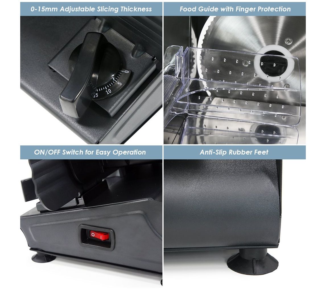 Elite Platinum Precision Electric Deli Food Meat Slicer