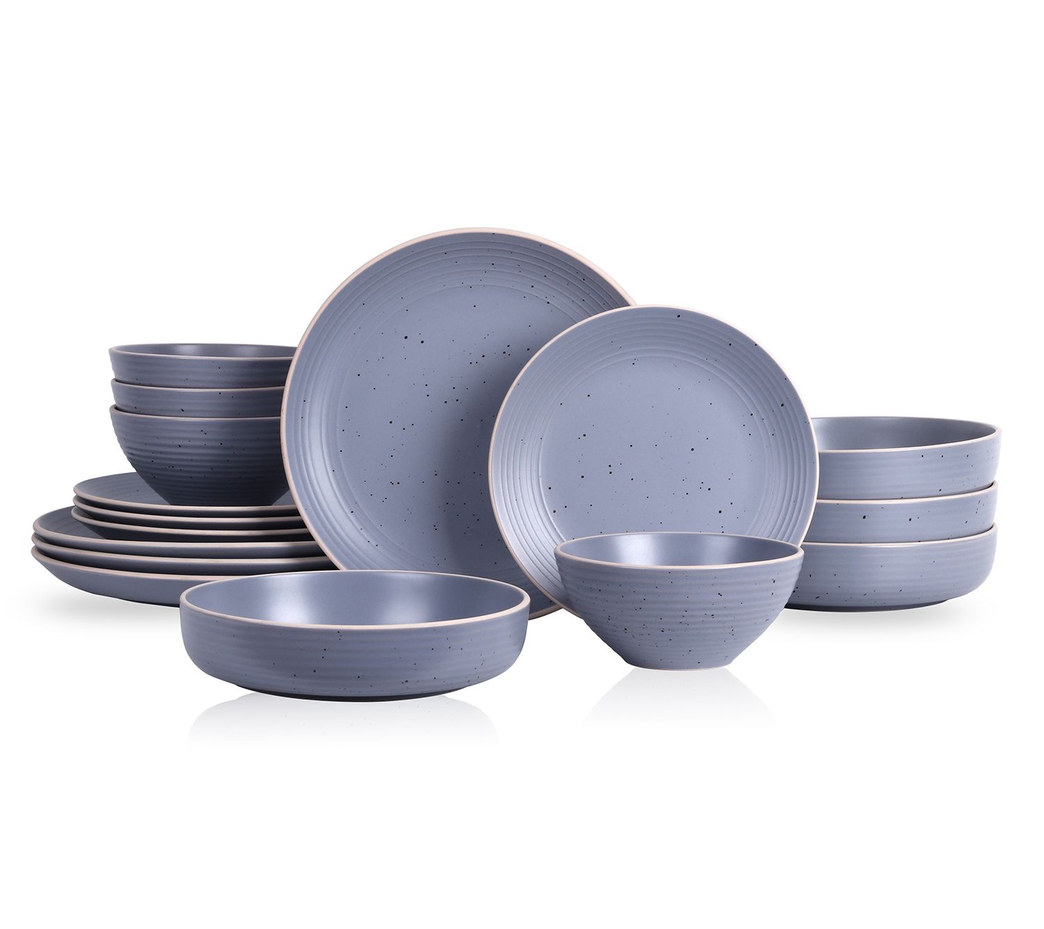 Stone + Lain Lauren 16-Piece Stoneware Dinnerware Set