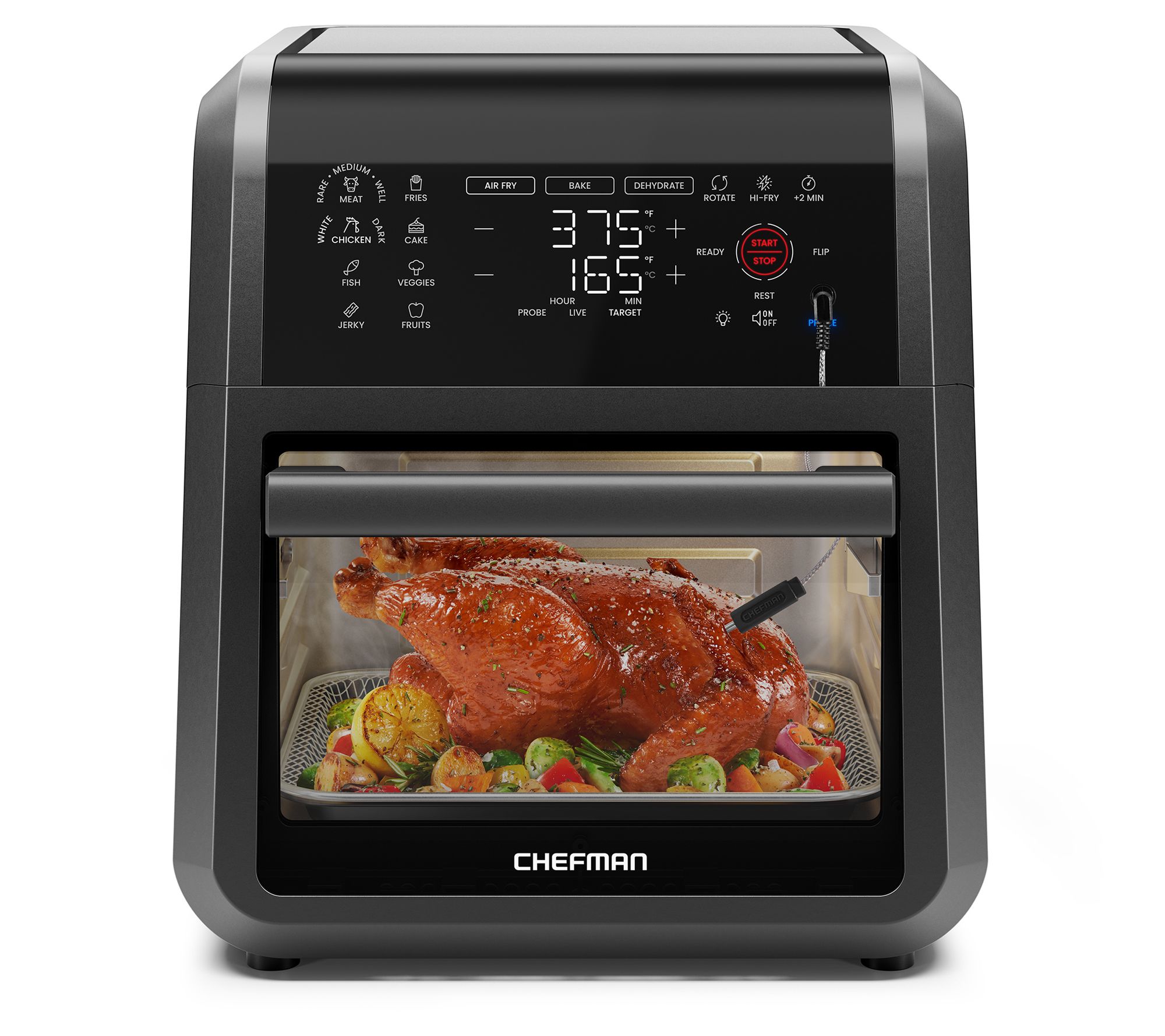 Chefman ExacTemp Multifunctional Digital Air Fryer+ - QVC.com