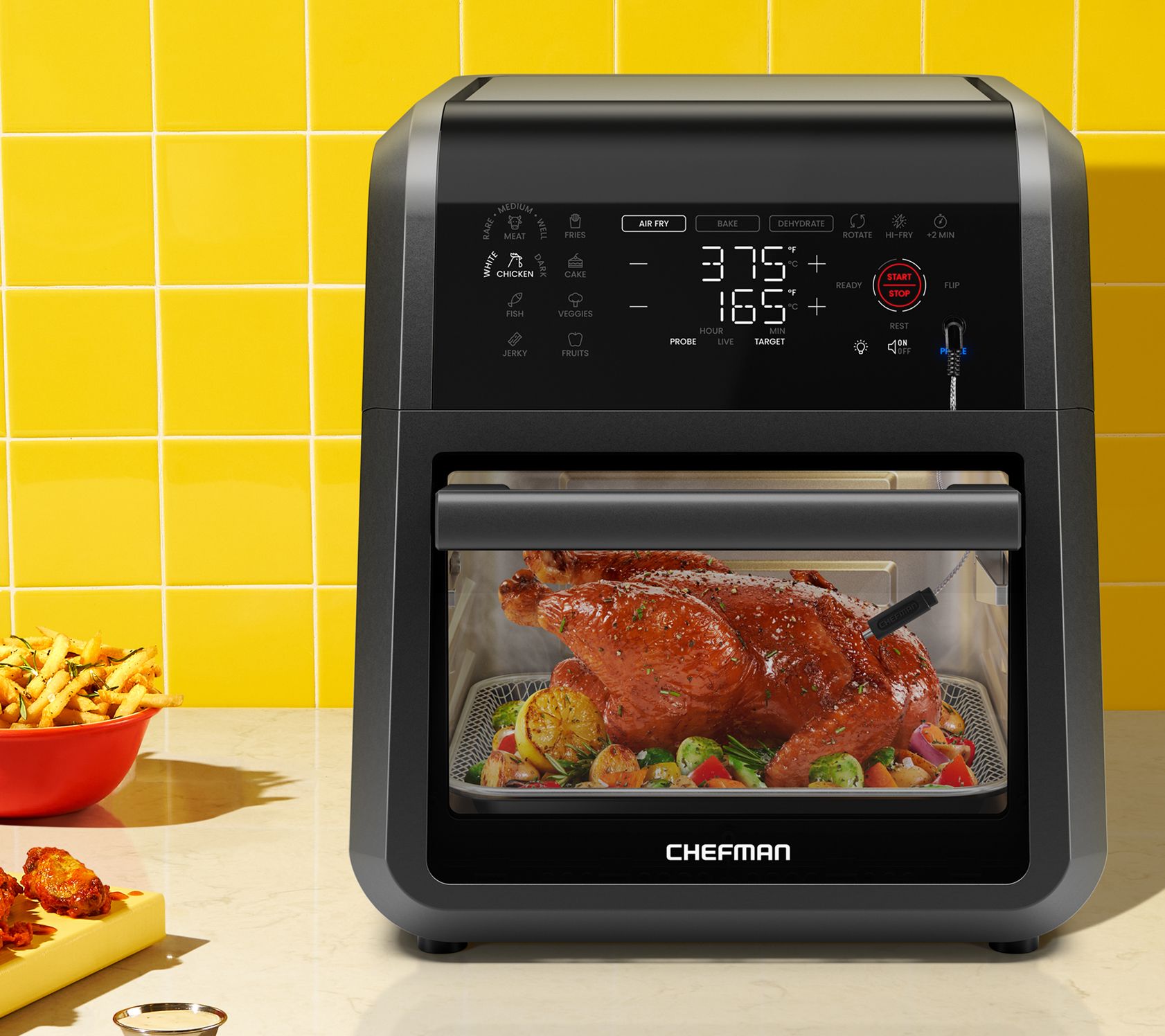 Chefman ExacTemp Multifunctional Digital Air Fryer+ - QVC.com