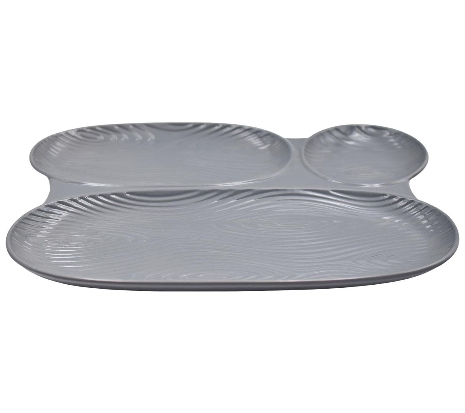 Temp-tations Woodland 3-Section Snack Tray