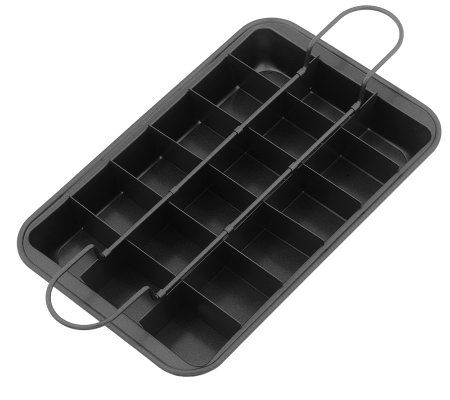 Slice Solutions Brownie Pan with Divider and Rack 