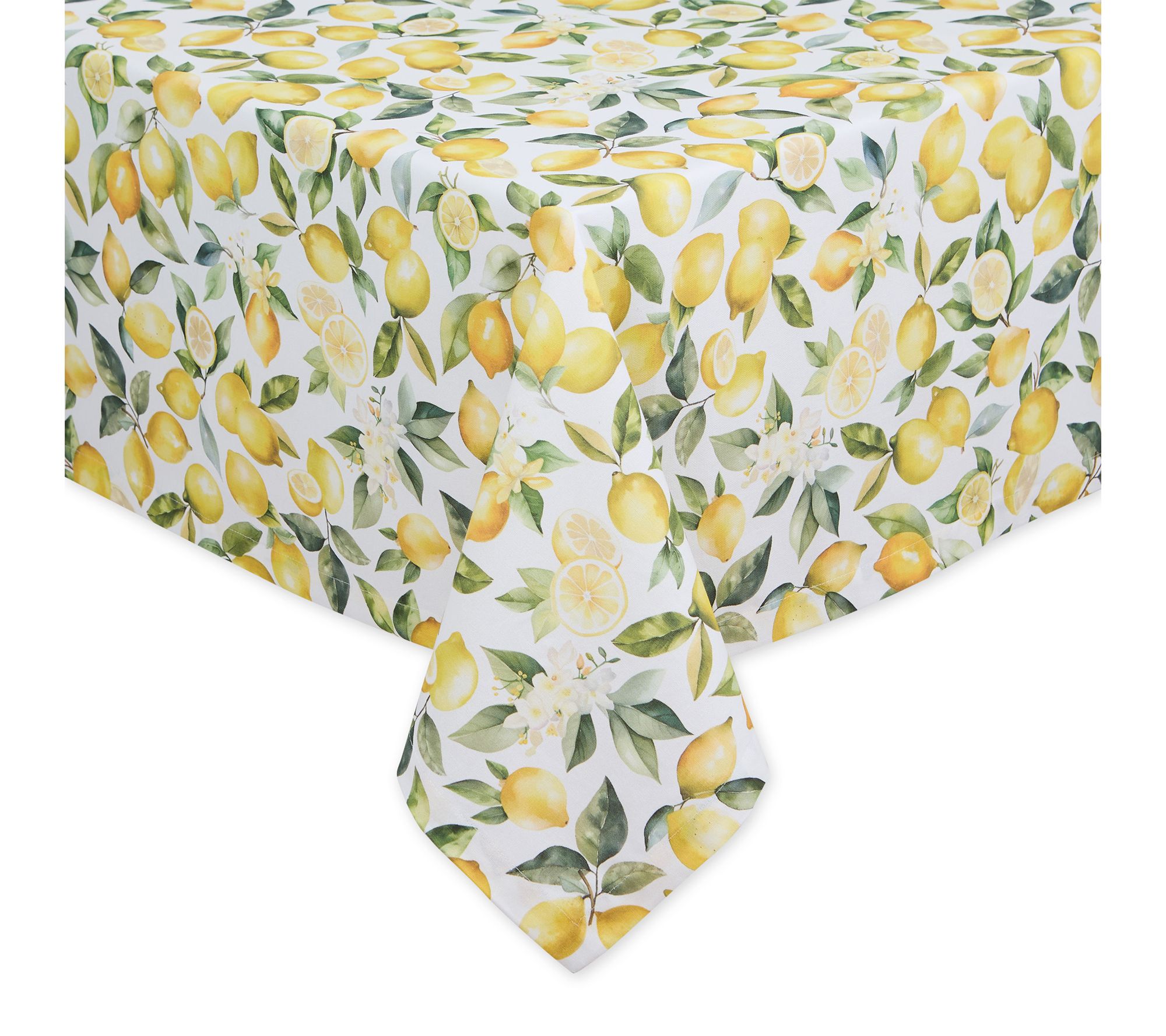 Design Imports Lemon Grove Pri nted Tablecloth -  60 x 84"