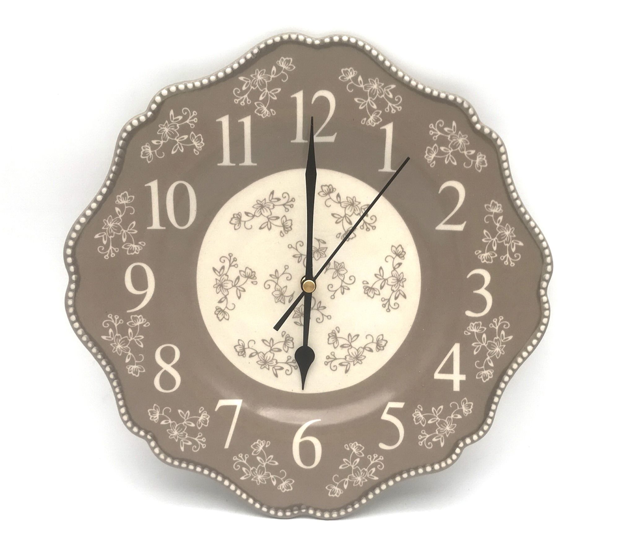 Temp Tations Floral Lace 105 Ceramic Clock Qvccom