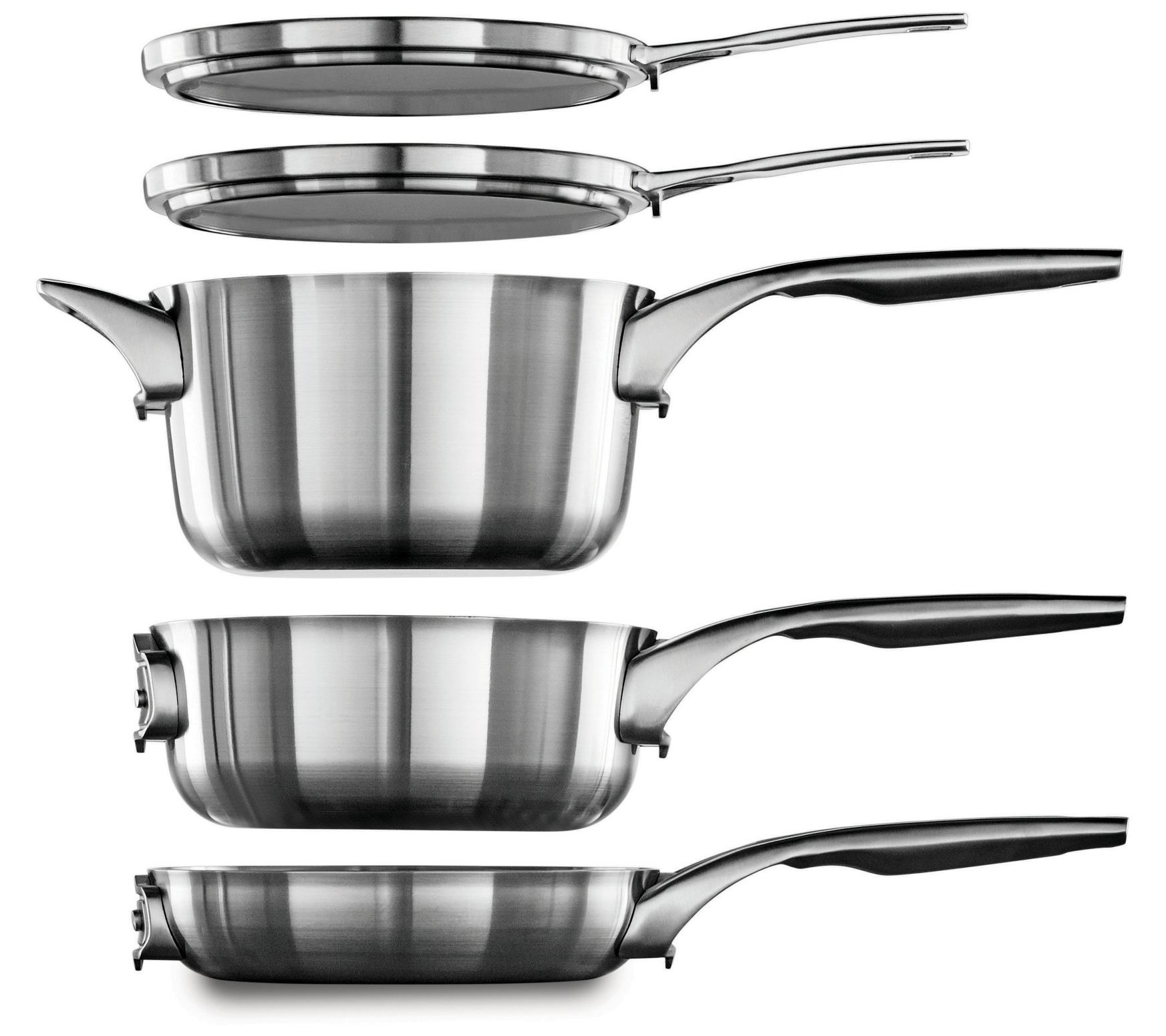 Calphalon Premier 3 Layer Oven Safe Stainless Steel 2.5 Quart Sauce Pan  with Lid, 1 Piece - Pay Less Super Markets