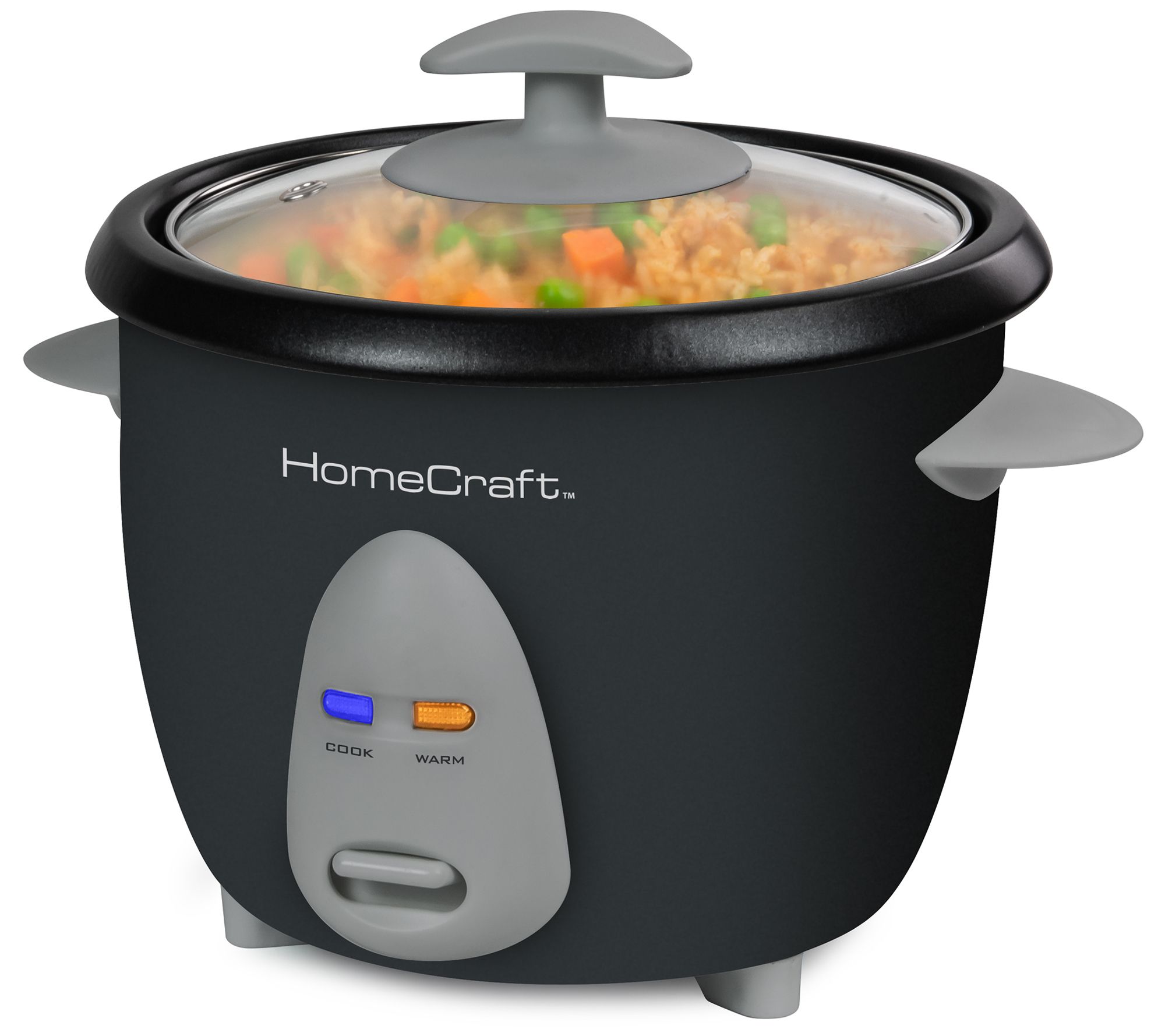 HomeCraft 6-Cup Rice Cooker and Food Steamer - QVC.com