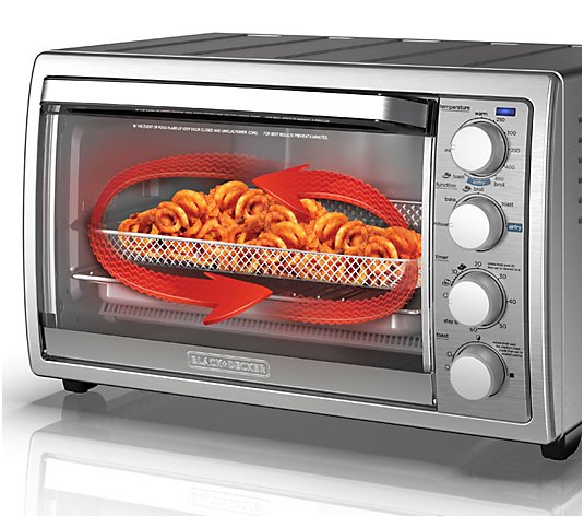 Black & Decker Air Fryer Toaster Oven with Rotisserie