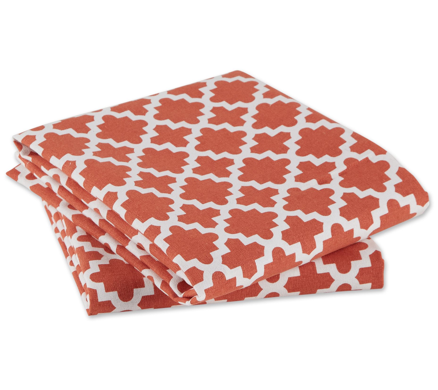 Design Imports Set of 2 Lattice Kitchen Towels