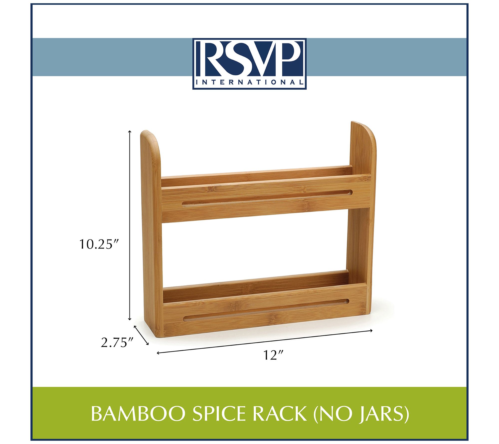 Rsvp Bamboo Spice Rack