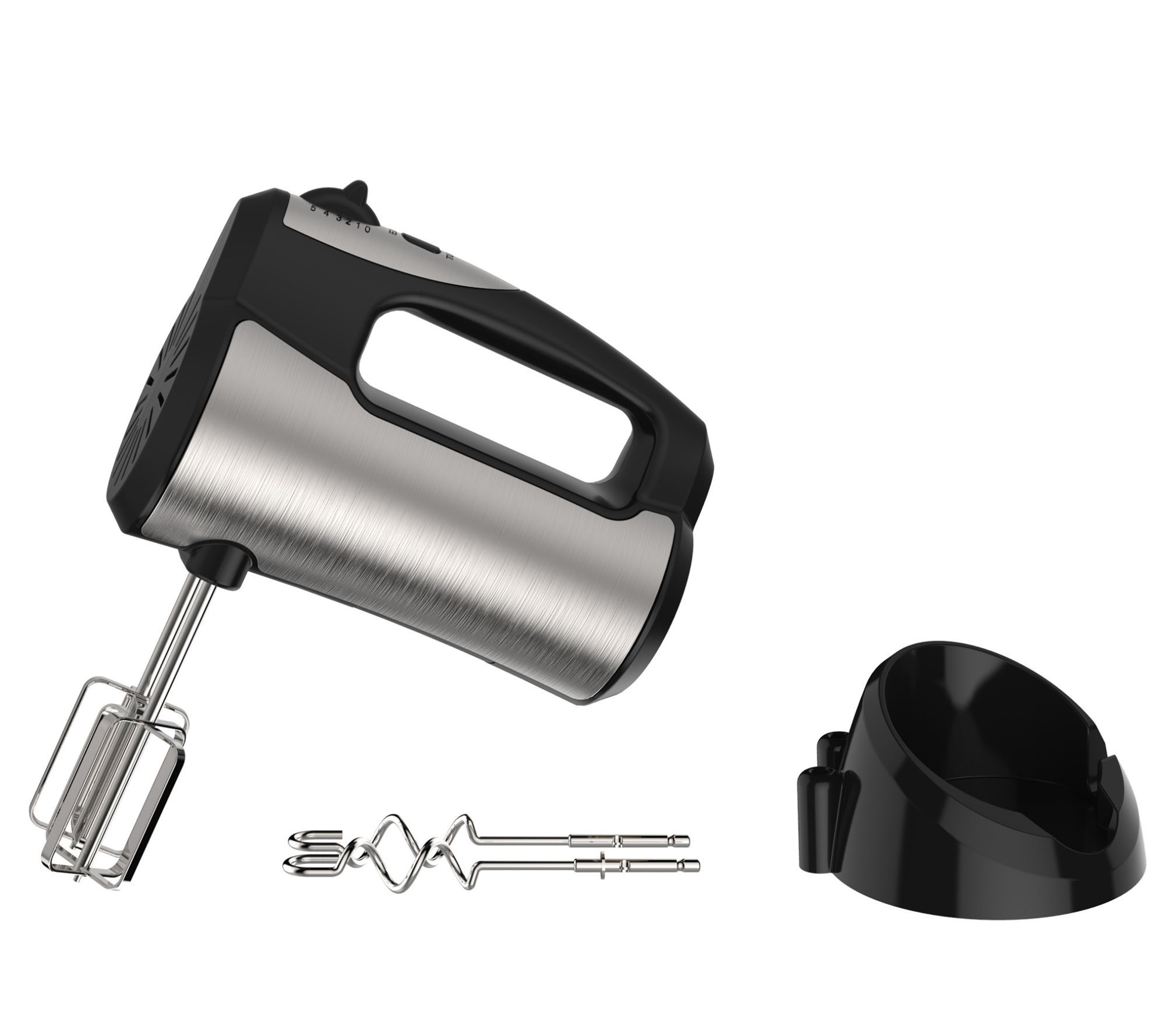  Courant 250W 5-Speed Hand Mixer with Storage Stand