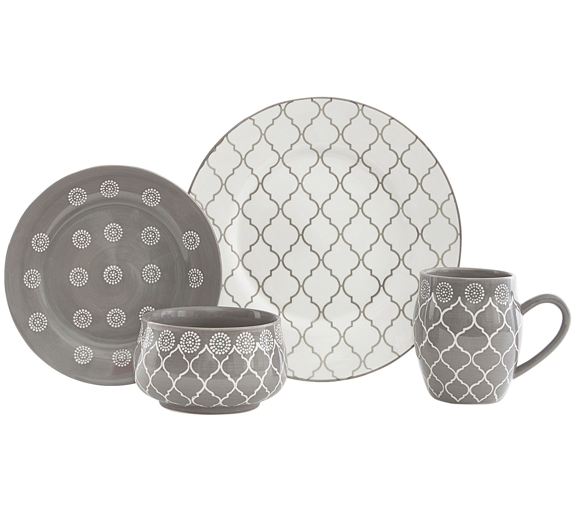 Baum Geo - 16pc Dinnerware Set