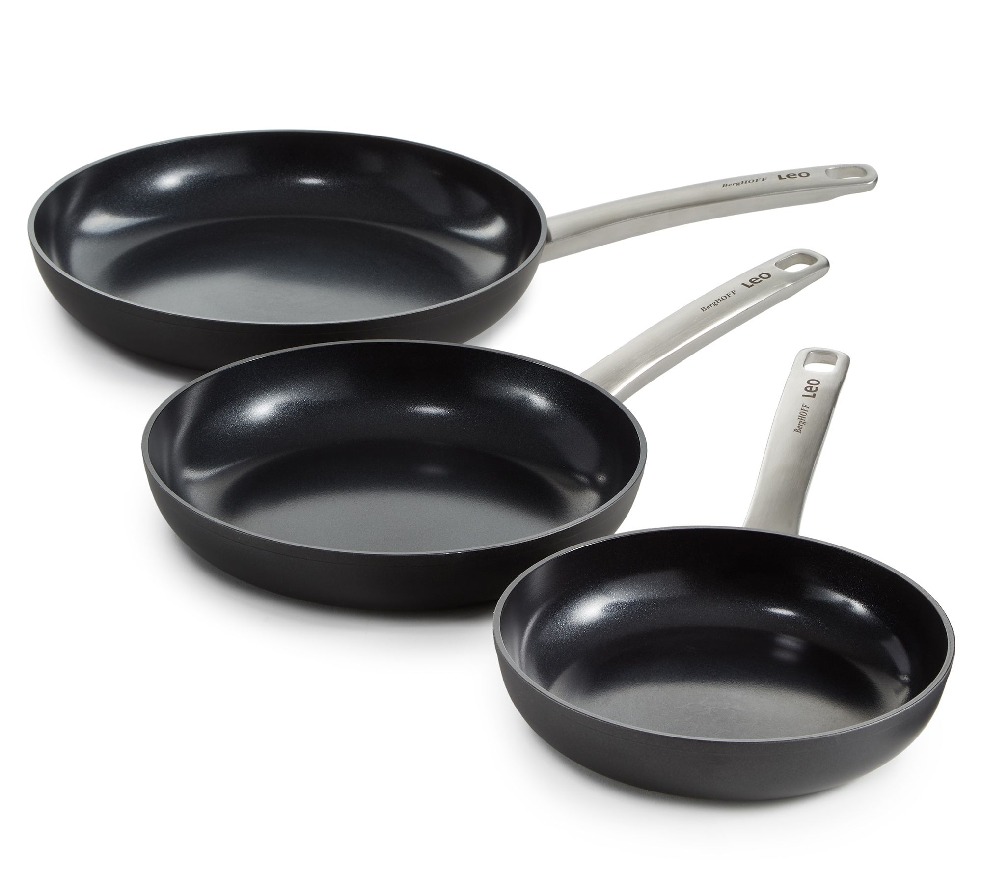 BergHOFF Graphite 3Pc Non-stick Ceramic SkilletSet