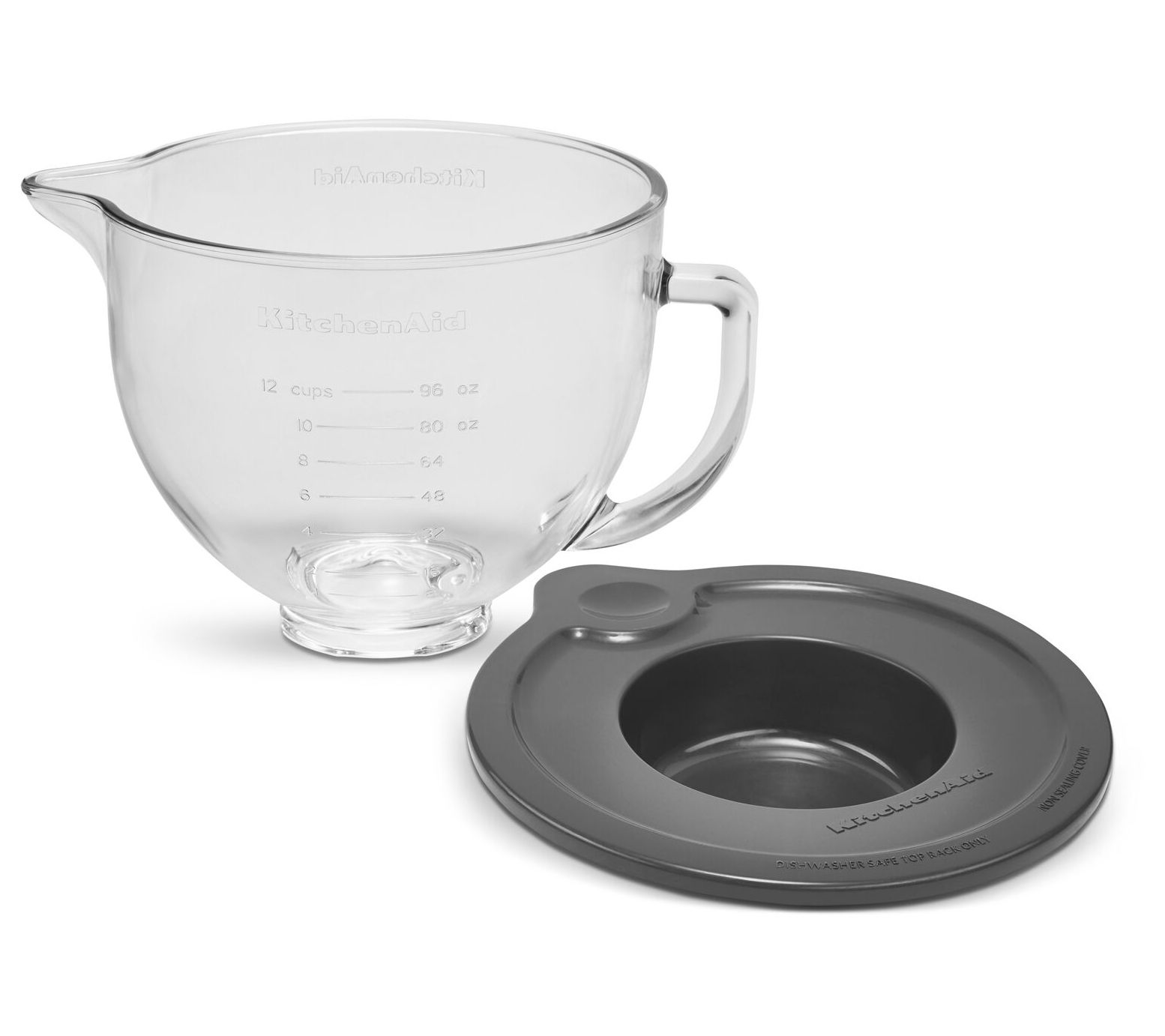 KitchenAid 5-Qt Clear Glass Bowl with Lid