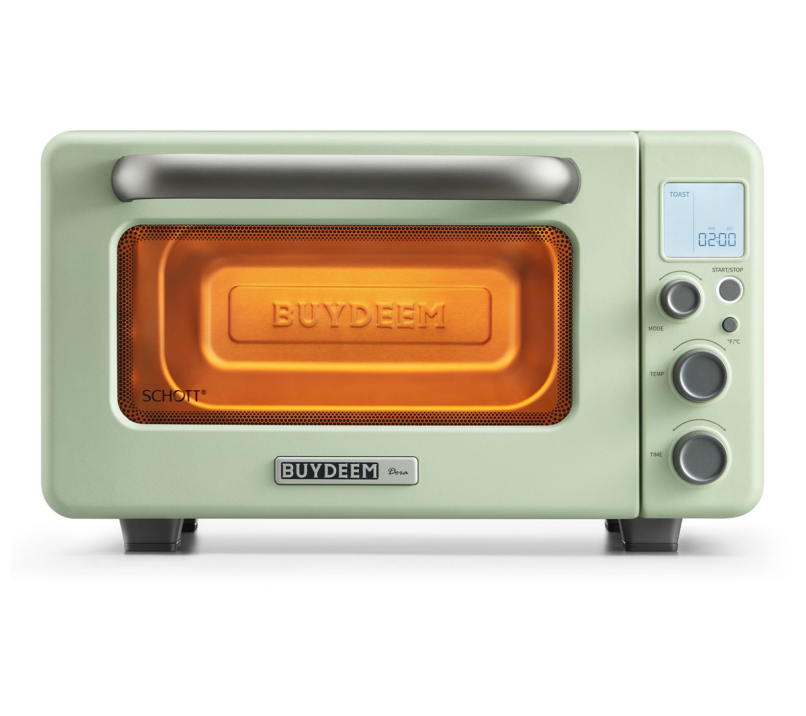 BUYDEEM Mini Countertop Toaster Oven