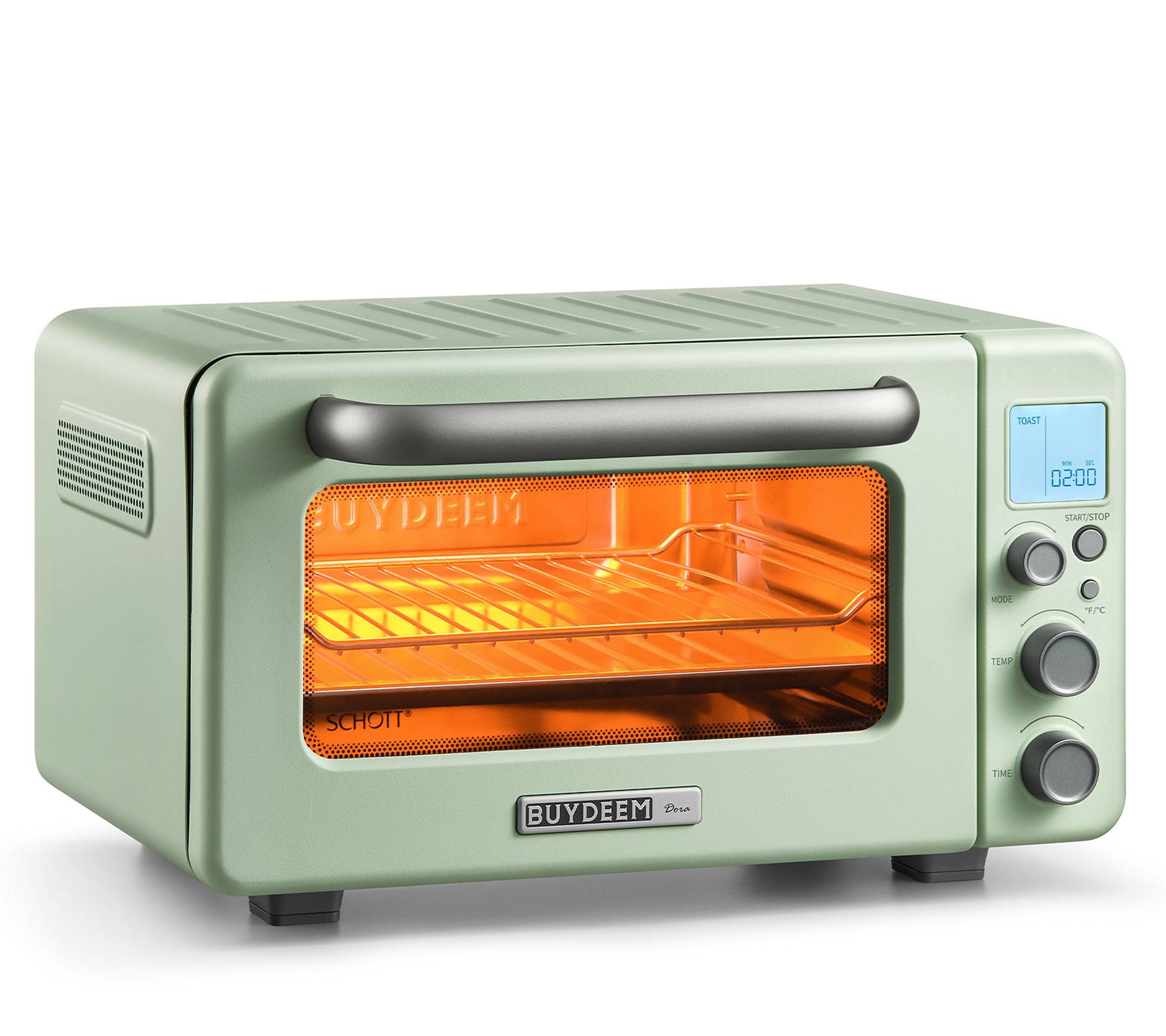 BUYDEEM Mini Countertop Toaster Oven - QVC.com