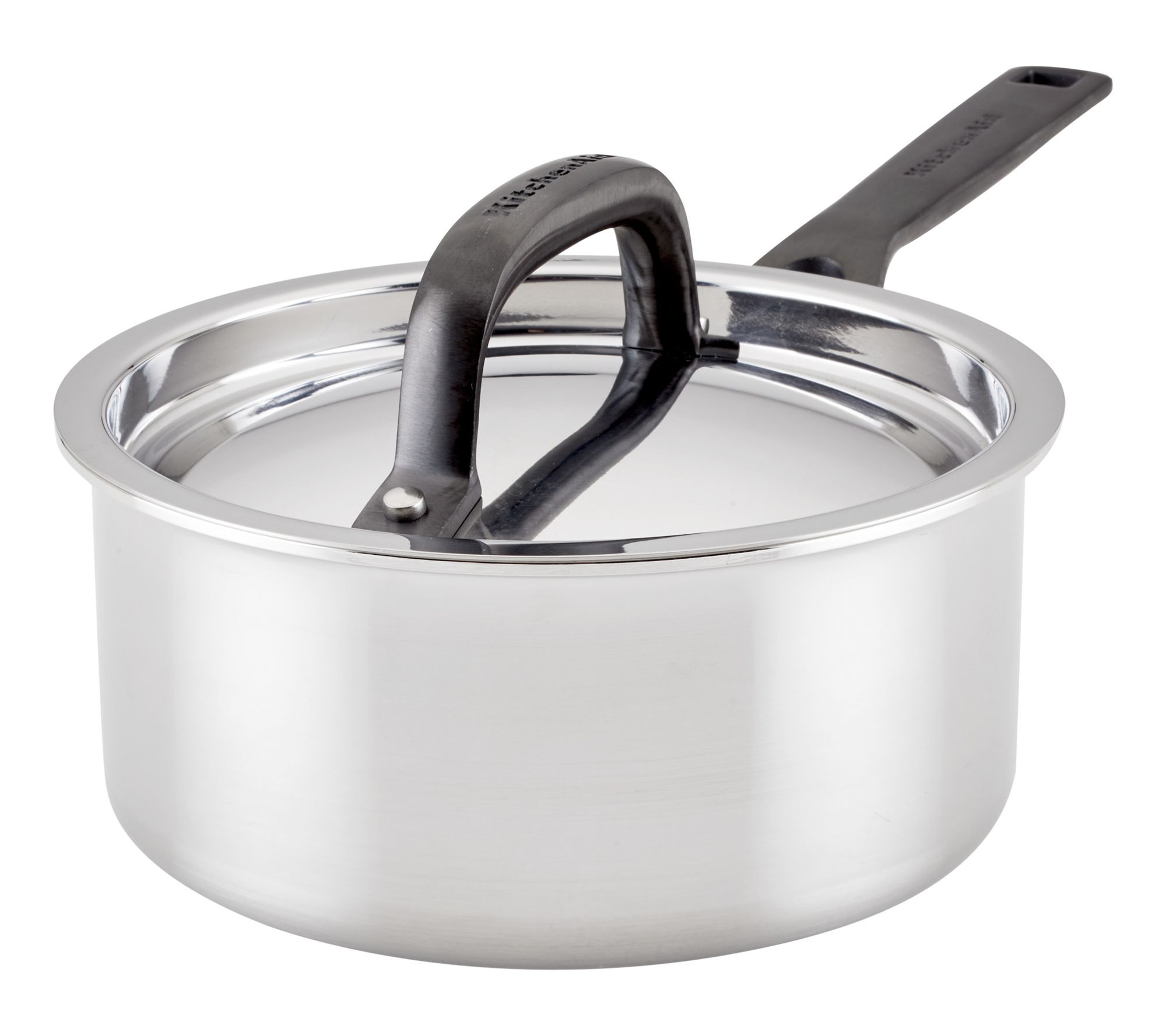 KitchenAid Stainless Steel Induction Sauce Panwith Lid, 1.5qt