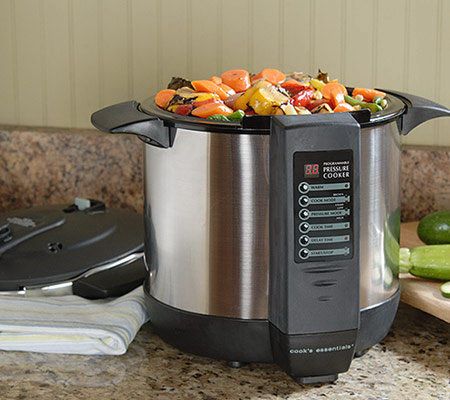 CooksEssentials 6 qt. Digital Stainless Steel Pressure Cooker 