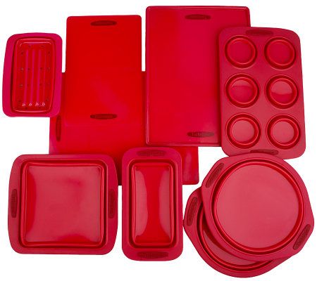 Technique 10-pc. Silicone Collapsible Bake & Carry Bakeware Set