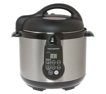 CooksEssentials 4 Qt Digital Stainless Steel Everyday Pressure