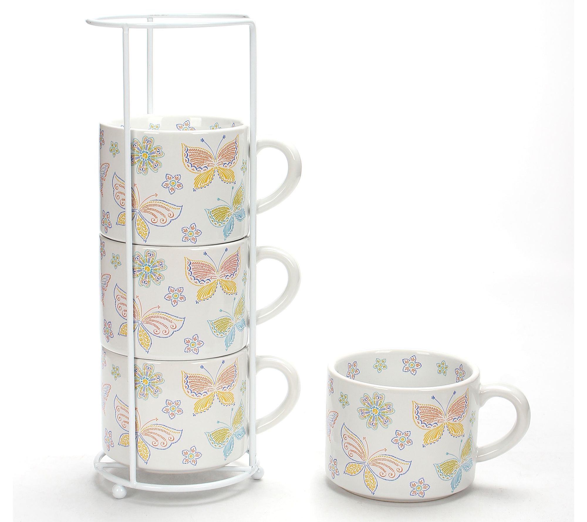 Fiesta 16oz Stackable Mug Set (Set of 4)