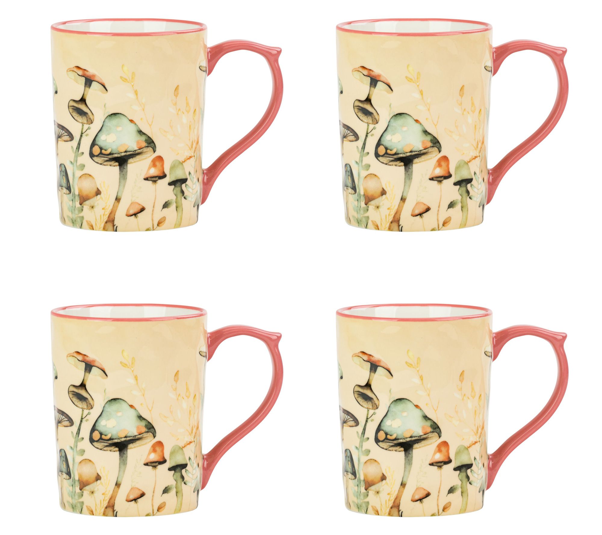 10 Strawberry Street Set of 4 Sylvie Mugs