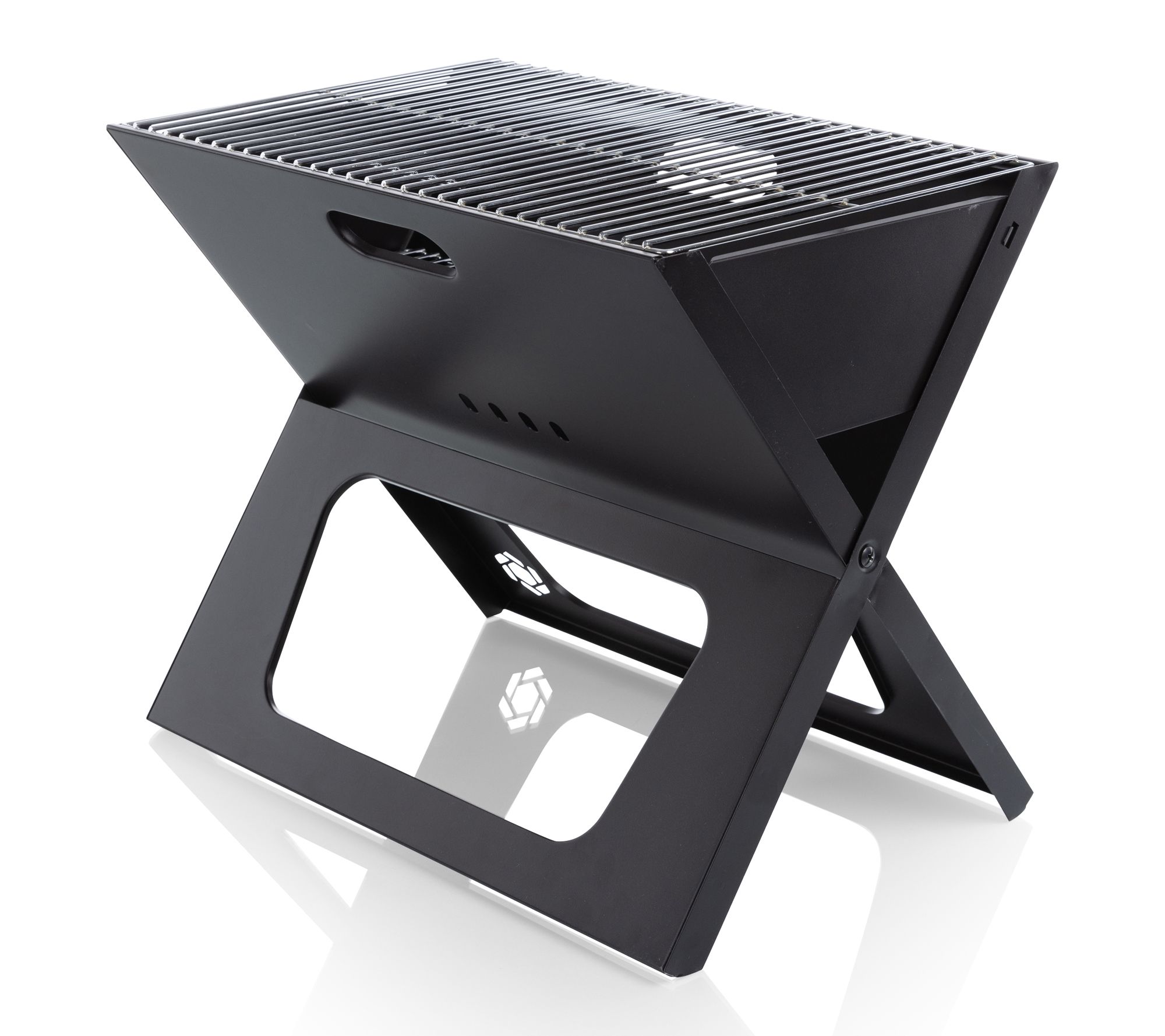 Oniva Outdoor Portable Small Charcoal X-Grill 16-inch Height