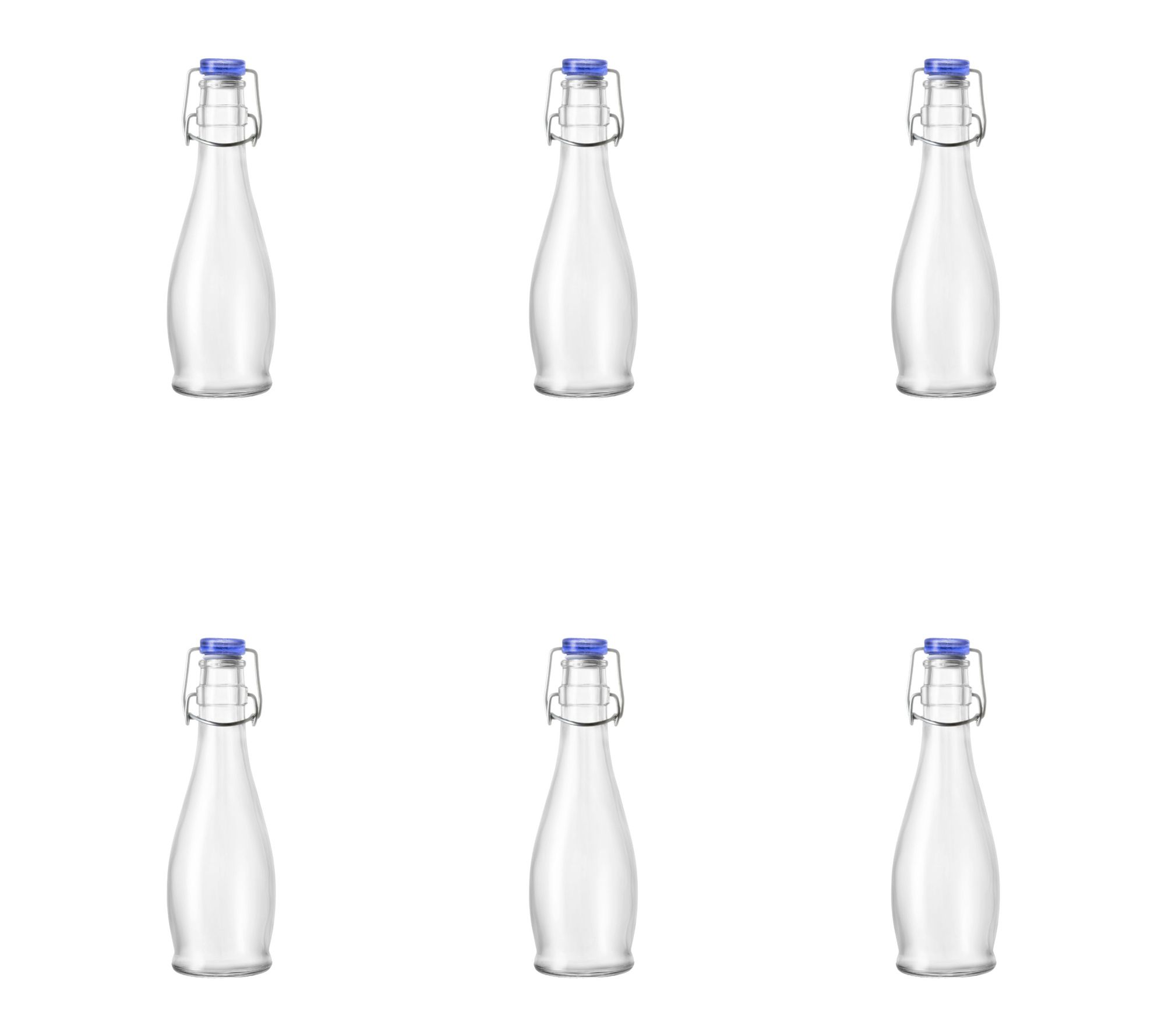 10 Strawberry Street Set of 6 Indro Swing Top Bottle